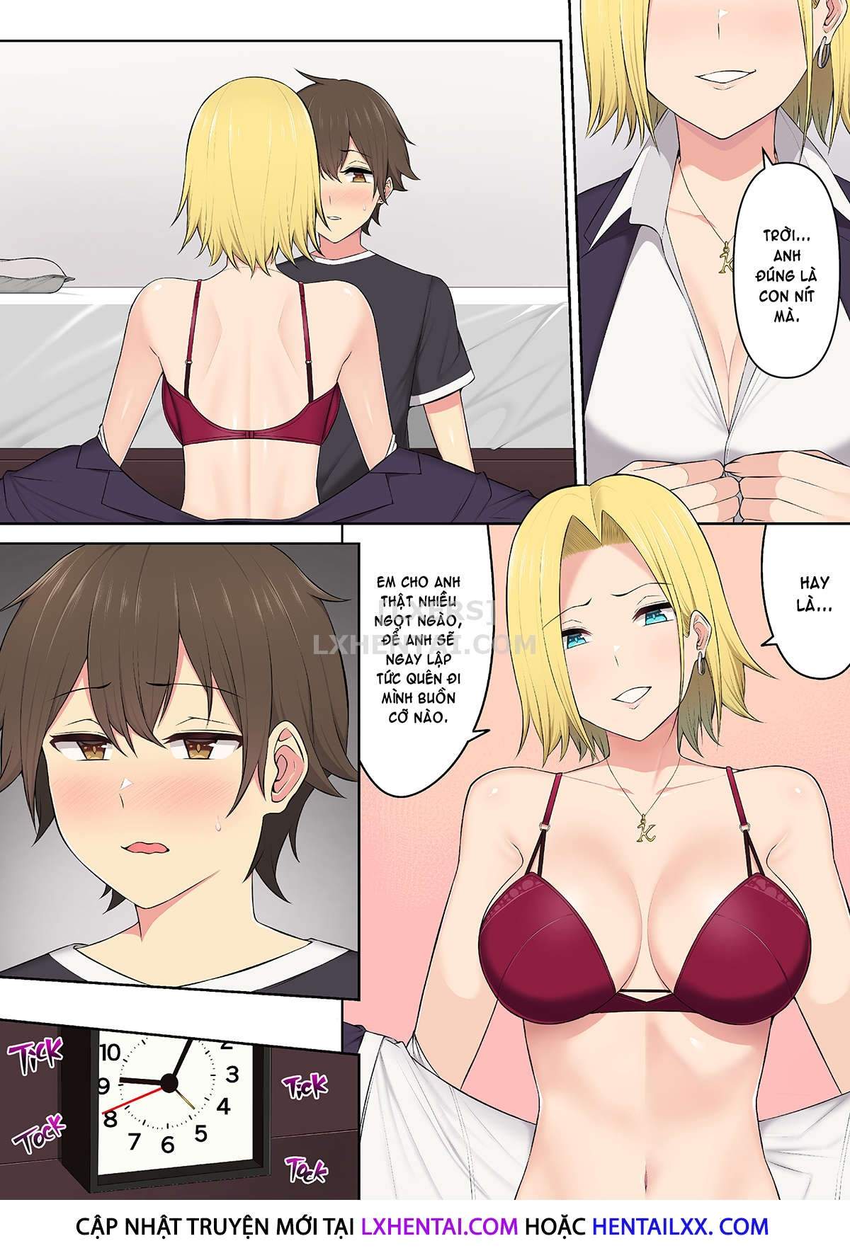 Đọc truyện hentai Imaizumi đưa cả bầy Gyaru về nhà mình - Chap 3