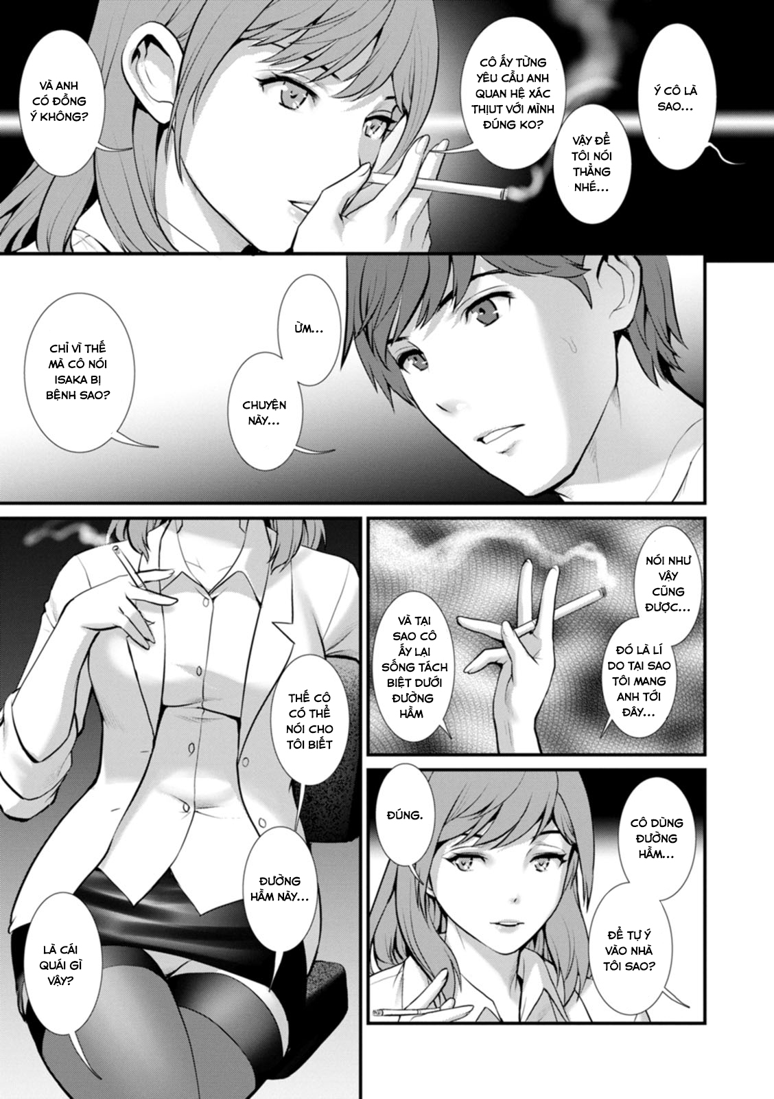 Đọc truyện hentai Tuần trăng mật dưới 30m đất - Chap 4