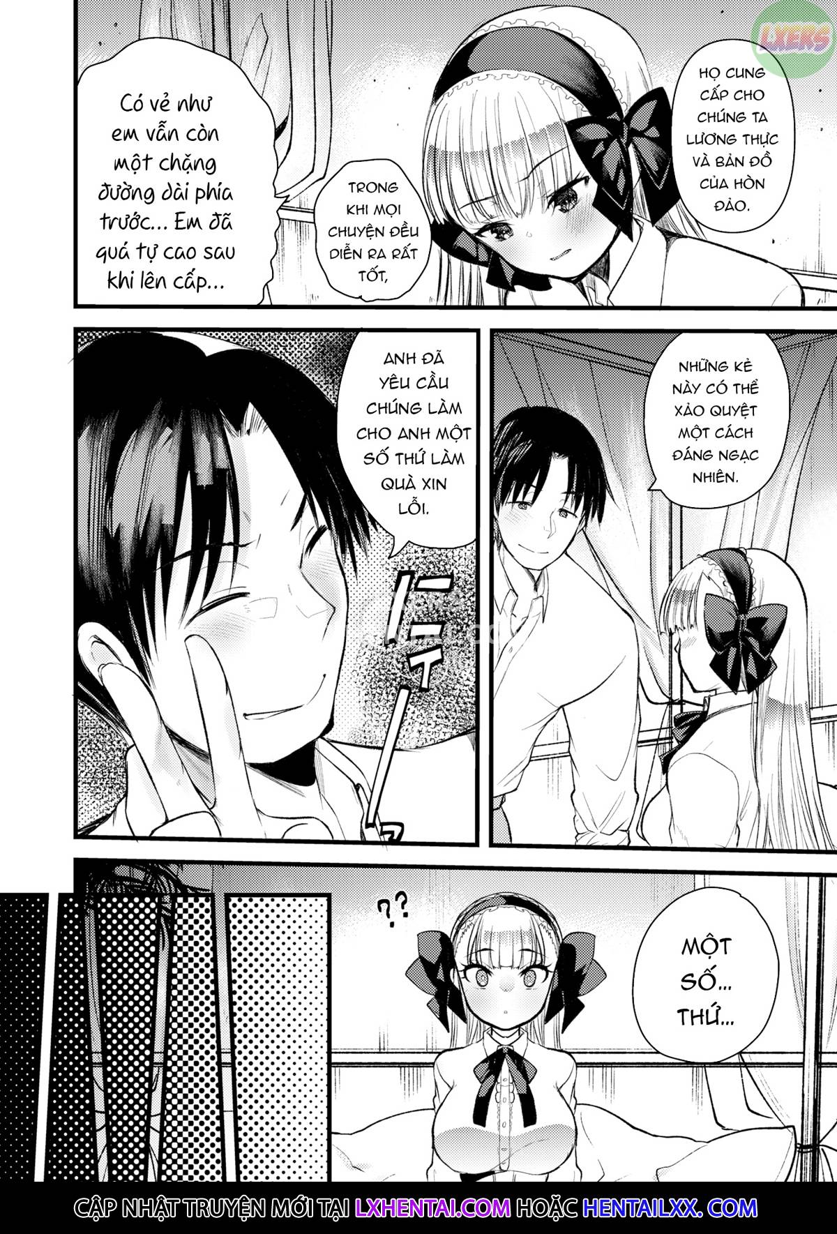 Đọc truyện hentai Cuộc sống thư thái nơi đảo hoang cùng cô Kỵ sĩ công chúa Level 1 - Chap 7