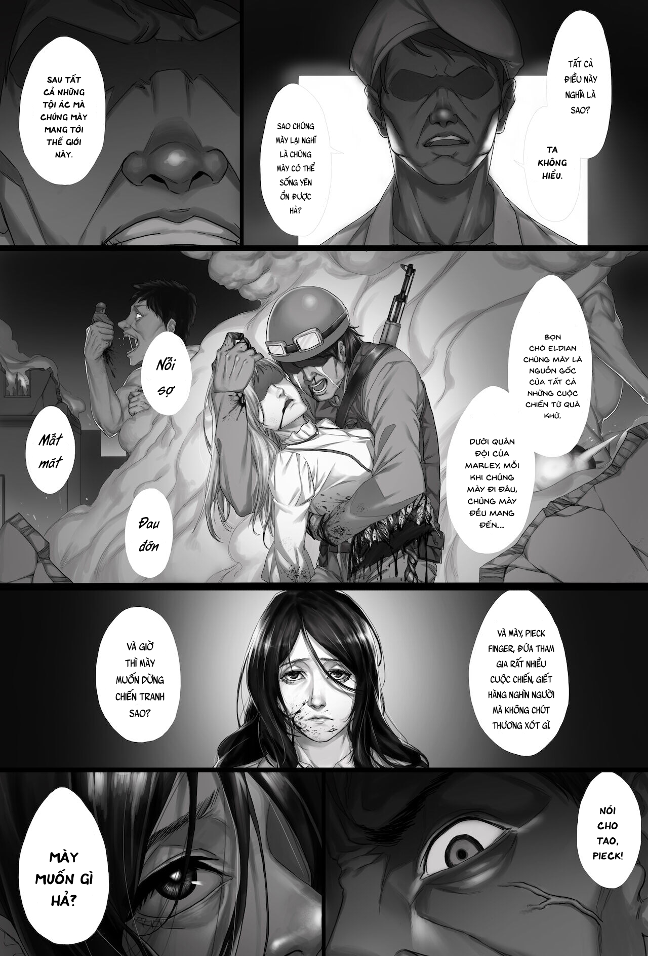 Đọc truyện hentai Cuộc chiến của tôi. - Oneshot