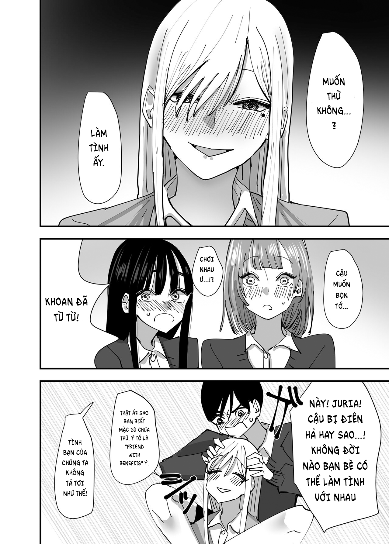 Đọc truyện hentai Chuyện tình của những cô nàng táo bạo - Chap 1