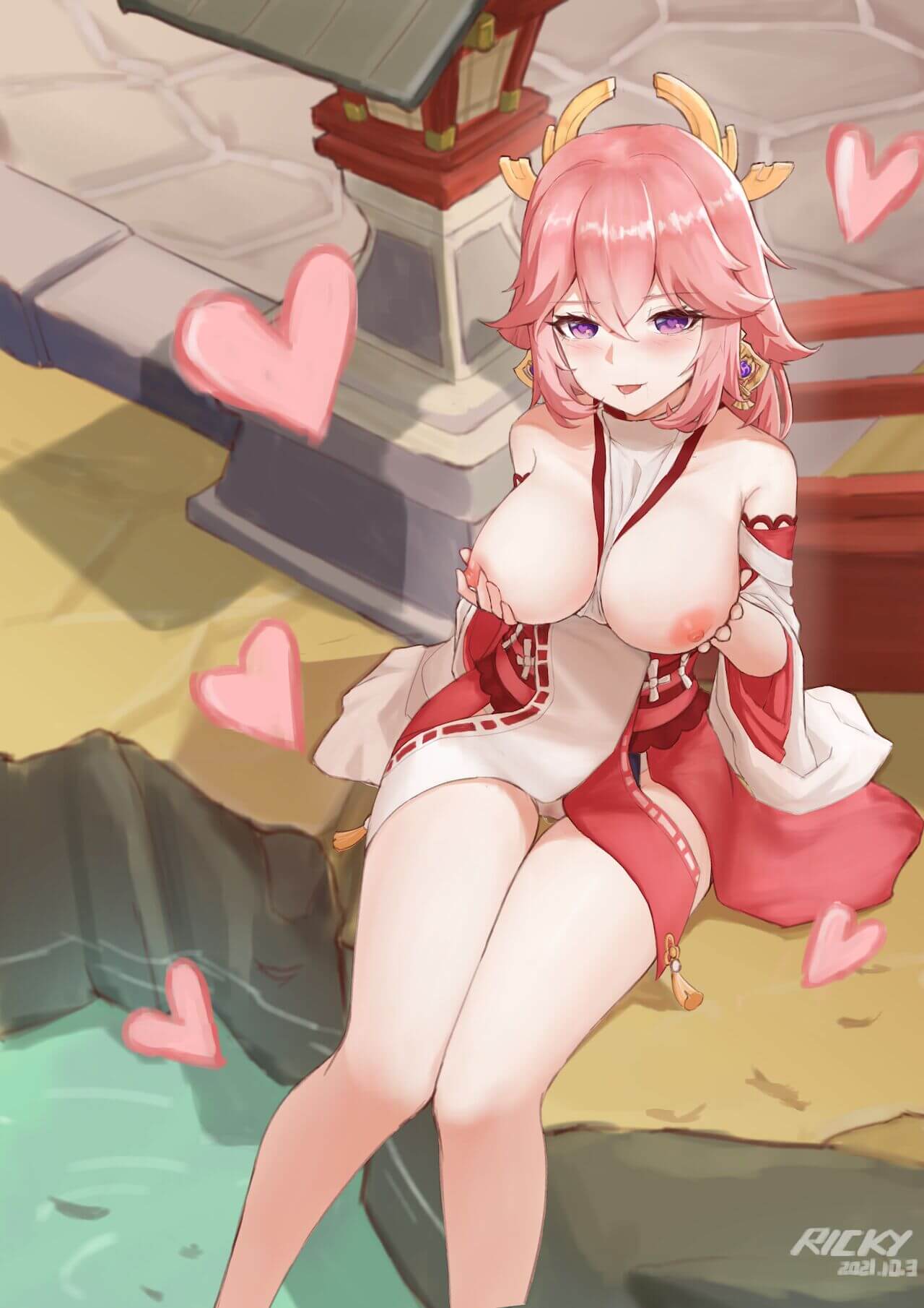 Đọc truyện hentai Dịch vụ đặc biệt của Yae Miko - ONESHOT