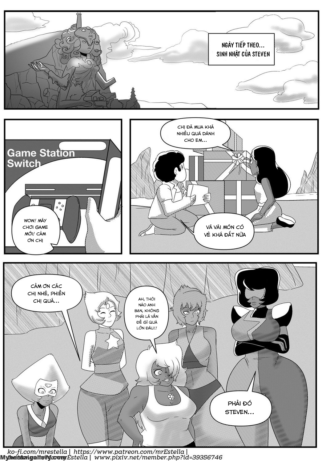 Đọc truyện hentai Món quà của Garnet Oneshot