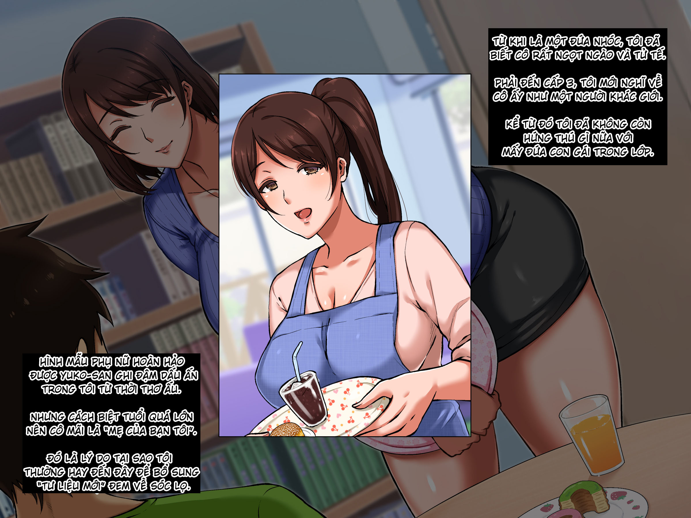 Đọc truyện hentai Musuko no Tomodachi ni Okasareta Watashi - Chap 1