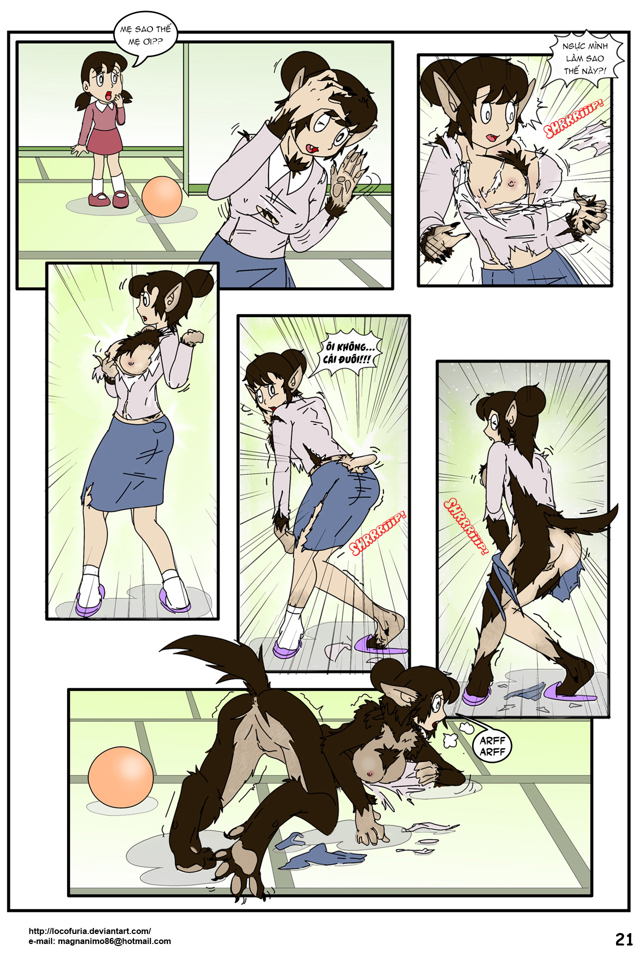 Đọc truyện hentai DORAEMON? - Vol 1 - Chap 2: Kem Người Sói