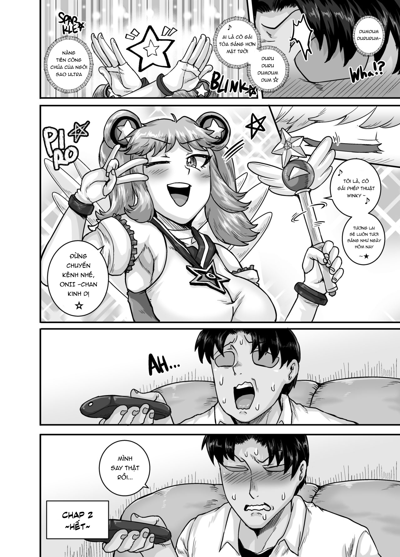 Đọc truyện hentai Dạy Dỗ Con Em Láo Lòn Bằng Con Cá Chà Bặc - Vol 2 - Chap 2 - Phang em gái phép thuật