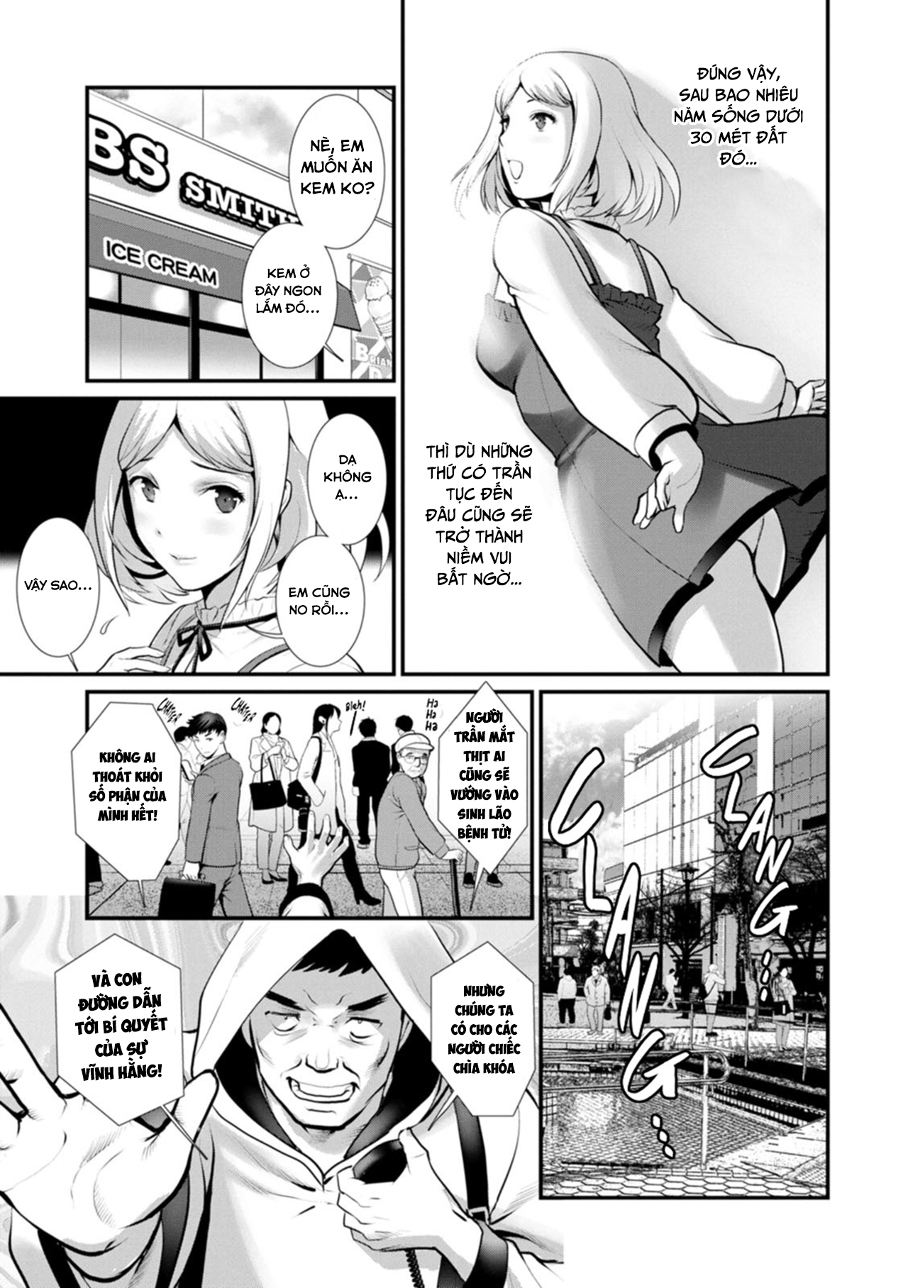 Đọc truyện hentai Tuần trăng mật dưới 30m đất - Chap 9- end vol 1