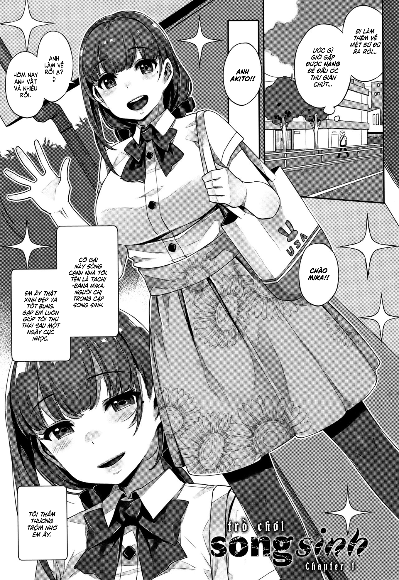 Đọc truyện hentai Trò Chơi Song Sinh - Chapter 1
