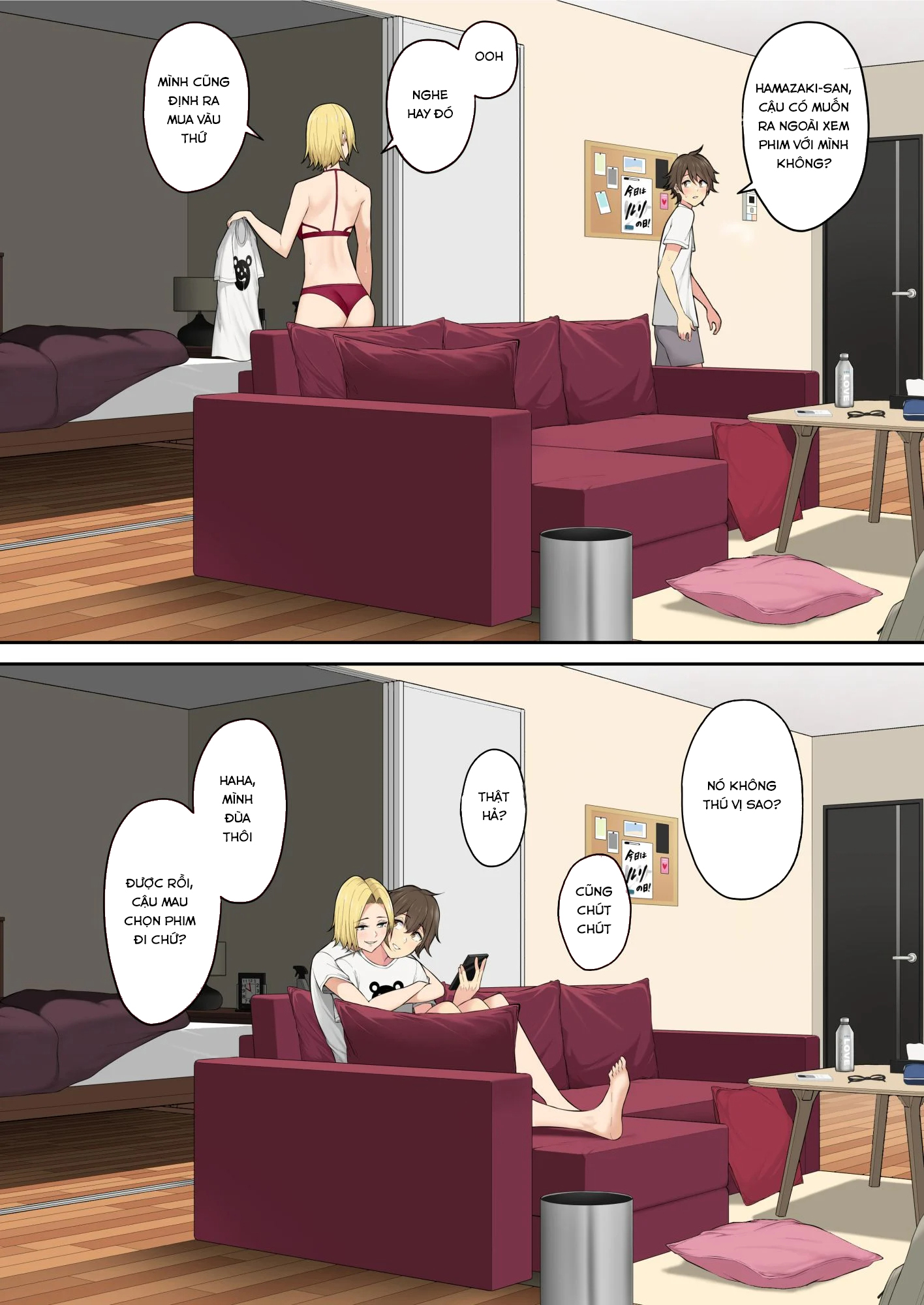 Đọc truyện hentai Imaizumi đưa cả bầy Gyaru về nhà mình - Chap 4 bonus