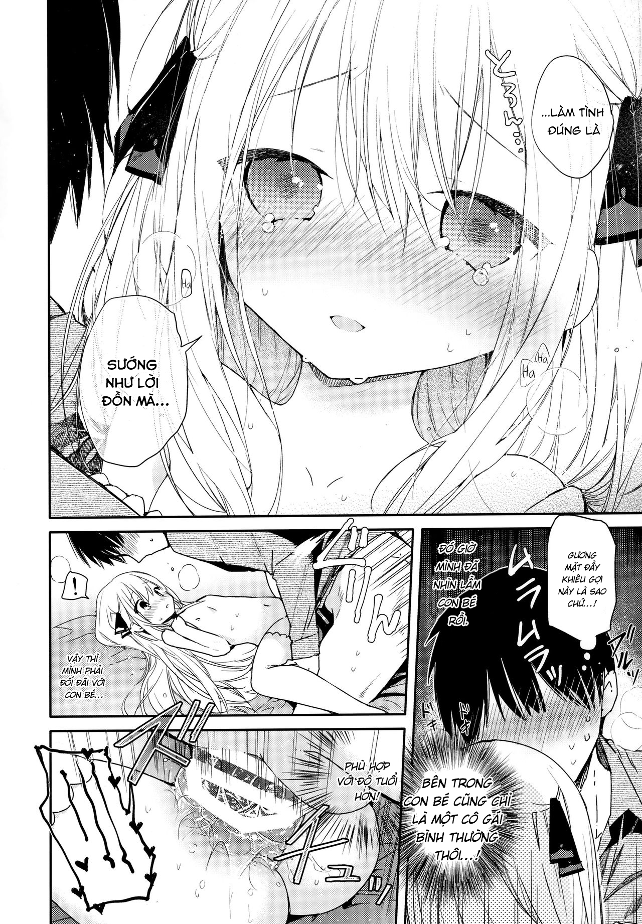 Đọc truyện hentai Tonari No Hakanage Shoujo To Hajimete Ecchi - Oneshot