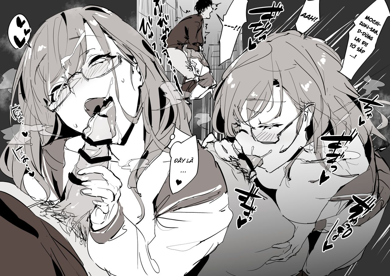 Đọc truyện hentai Arashi no Mae no Toshoshitsu - Oneshot
