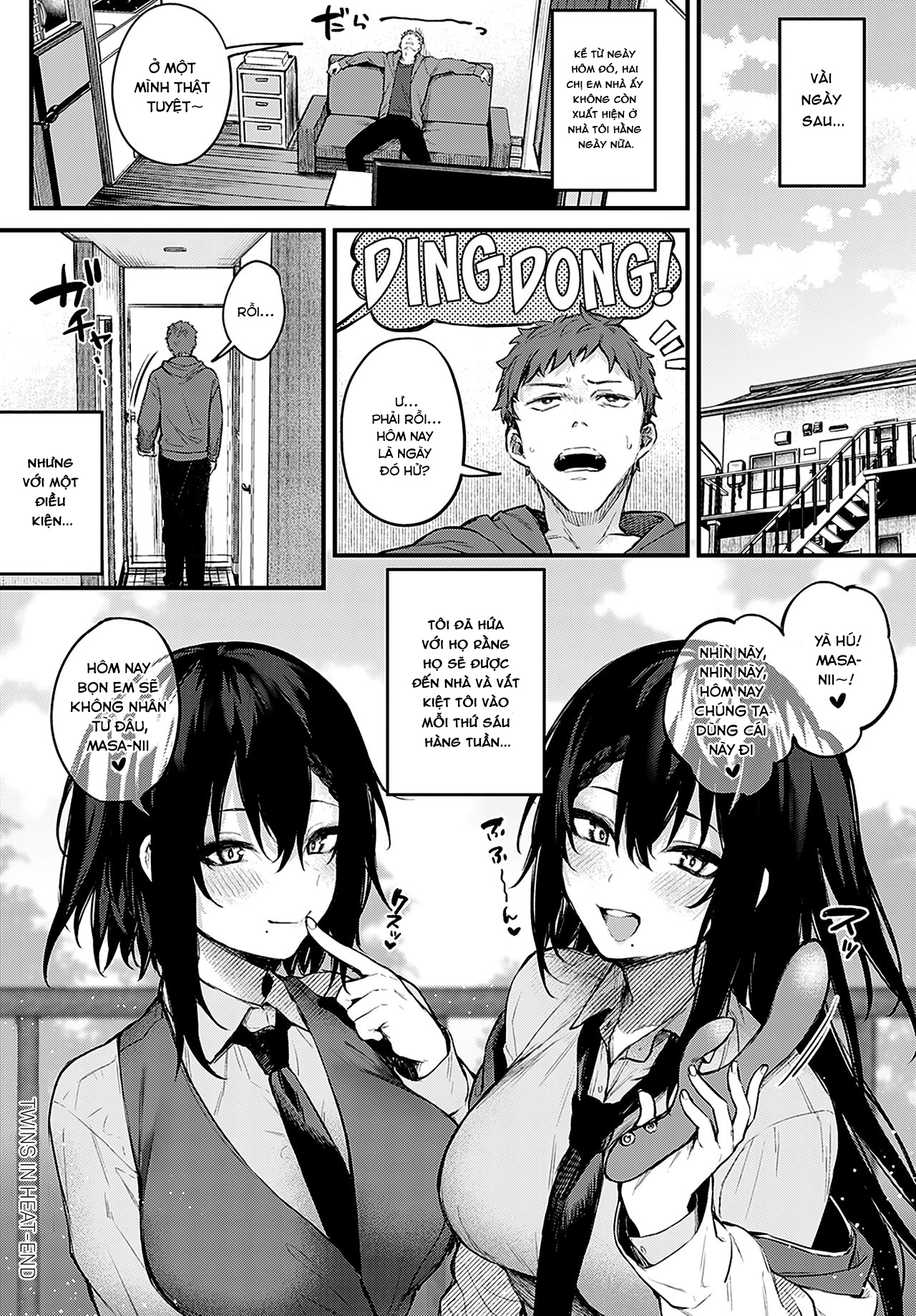 Đọc truyện hentai Twins in Heat - Oneshot