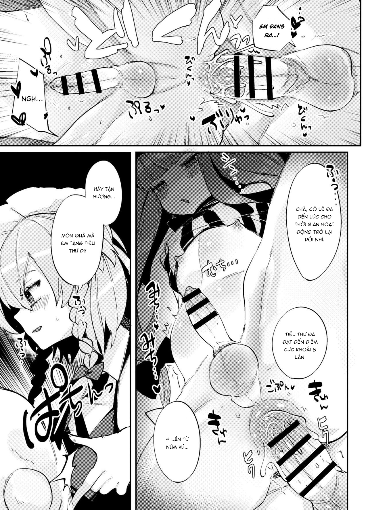 Đọc truyện hentai Mesu Danshi Hishu-san to Shoseki-kun desu! - Oneshot siêu ngắn