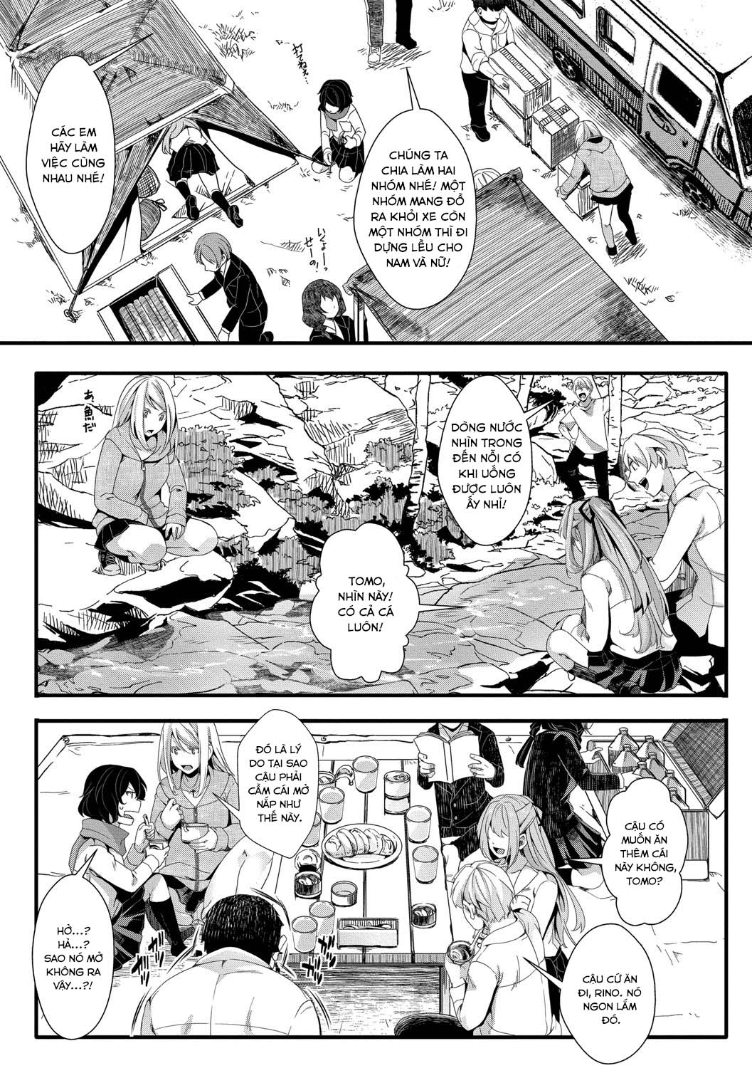 Đọc truyện hentai Chuyến dã ngoại - Chap 1: Khởi đầu của kết thúc