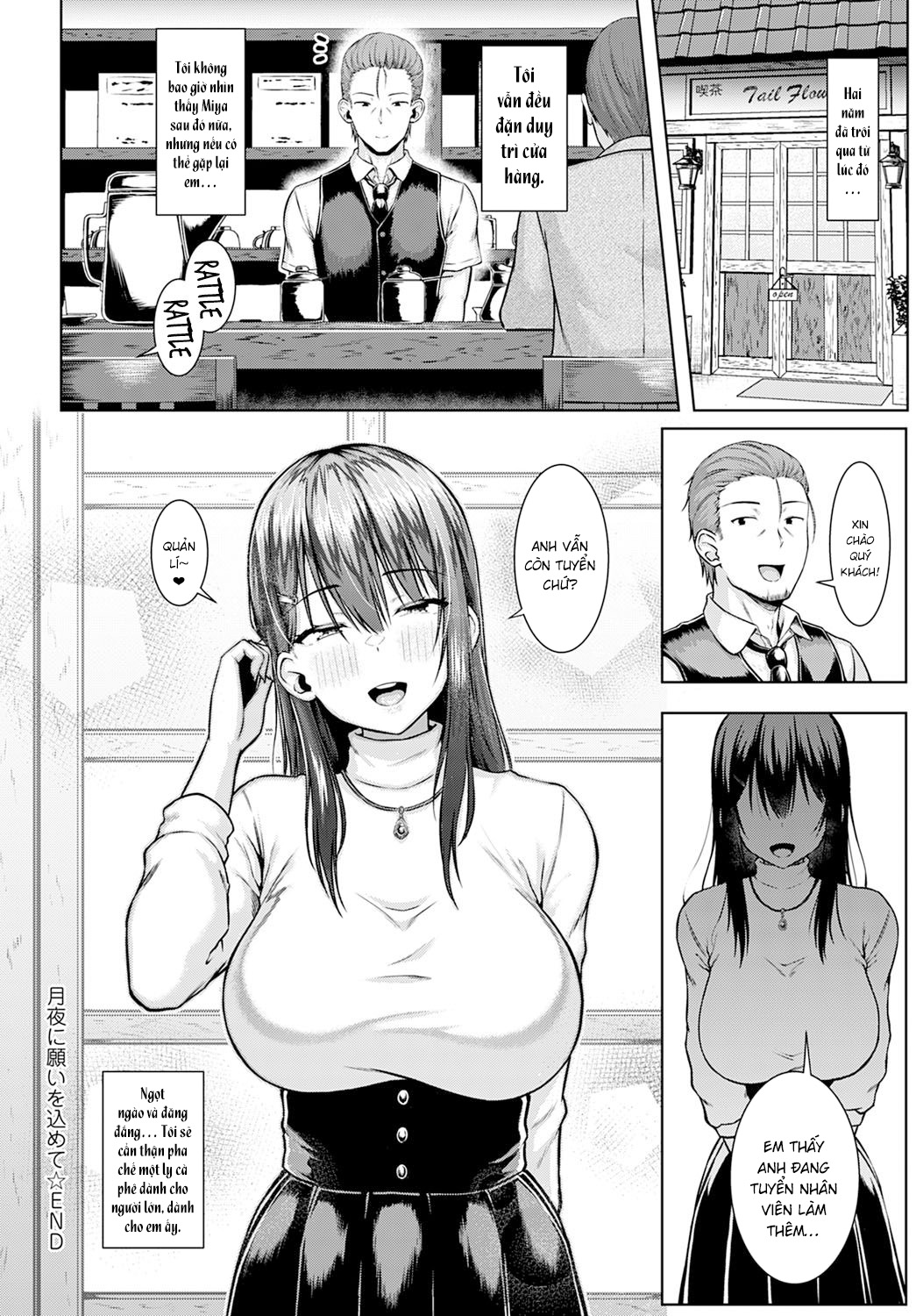 Đọc truyện hentai Tsukiyo ni Negai o Komete - Oneshot
