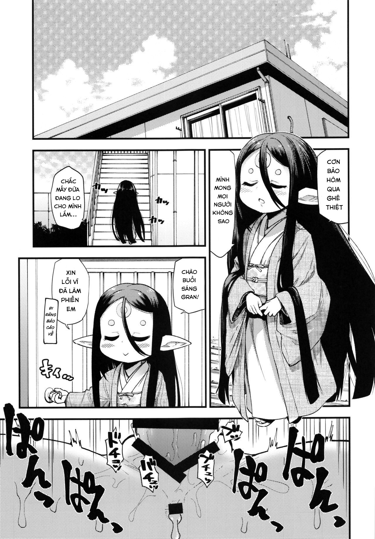 Đọc truyện hentai Gen Paro Harvin Harem Apart Taifuu Hen - Oneshot