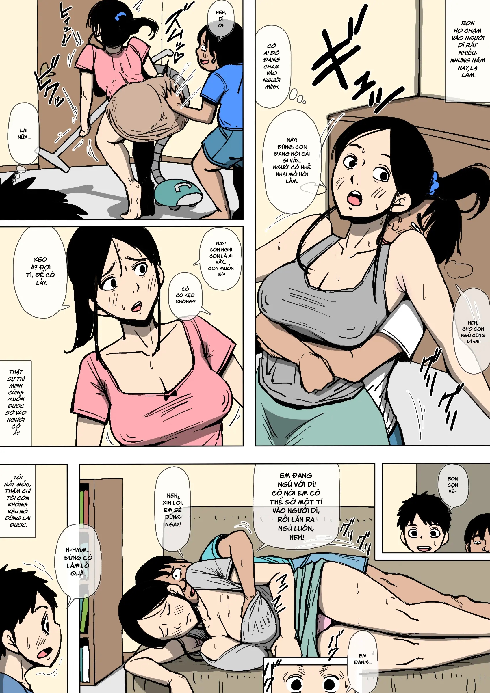 Đọc truyện hentai Họ làm tình với dì tôi Oneshot