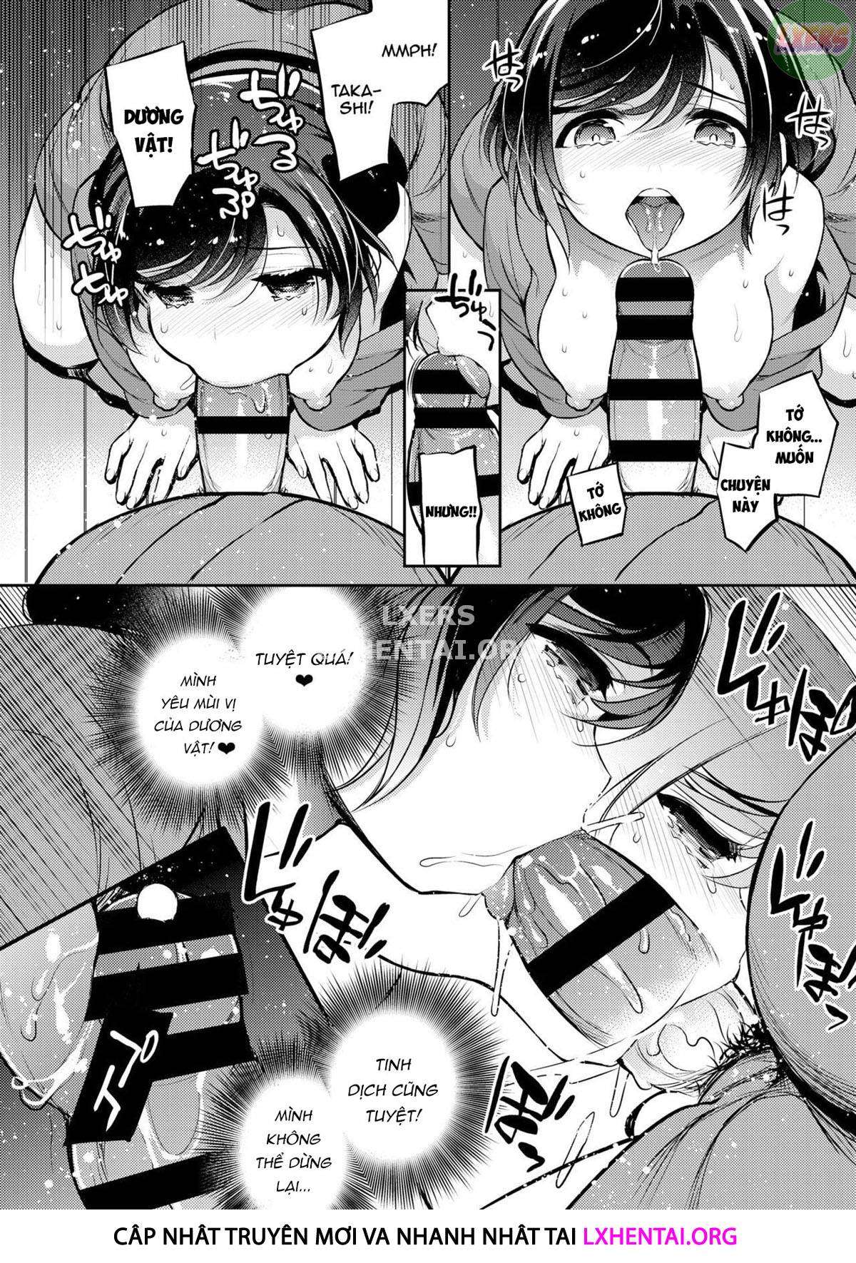 Đọc truyện hentai Sayuri - Kareshi to Hatsu H Mokuzen ni Chikan ni NTR-reta Shoujo - Chap 6 - While She is NTRing Her Boyfriend He is Busy Fucking Her Best Friend
