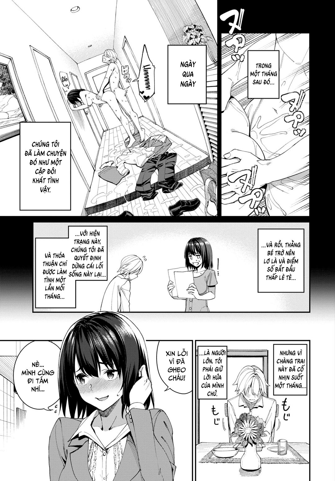 Đọc truyện hentai Dì cháu chung nhà - Oneshot - Có che