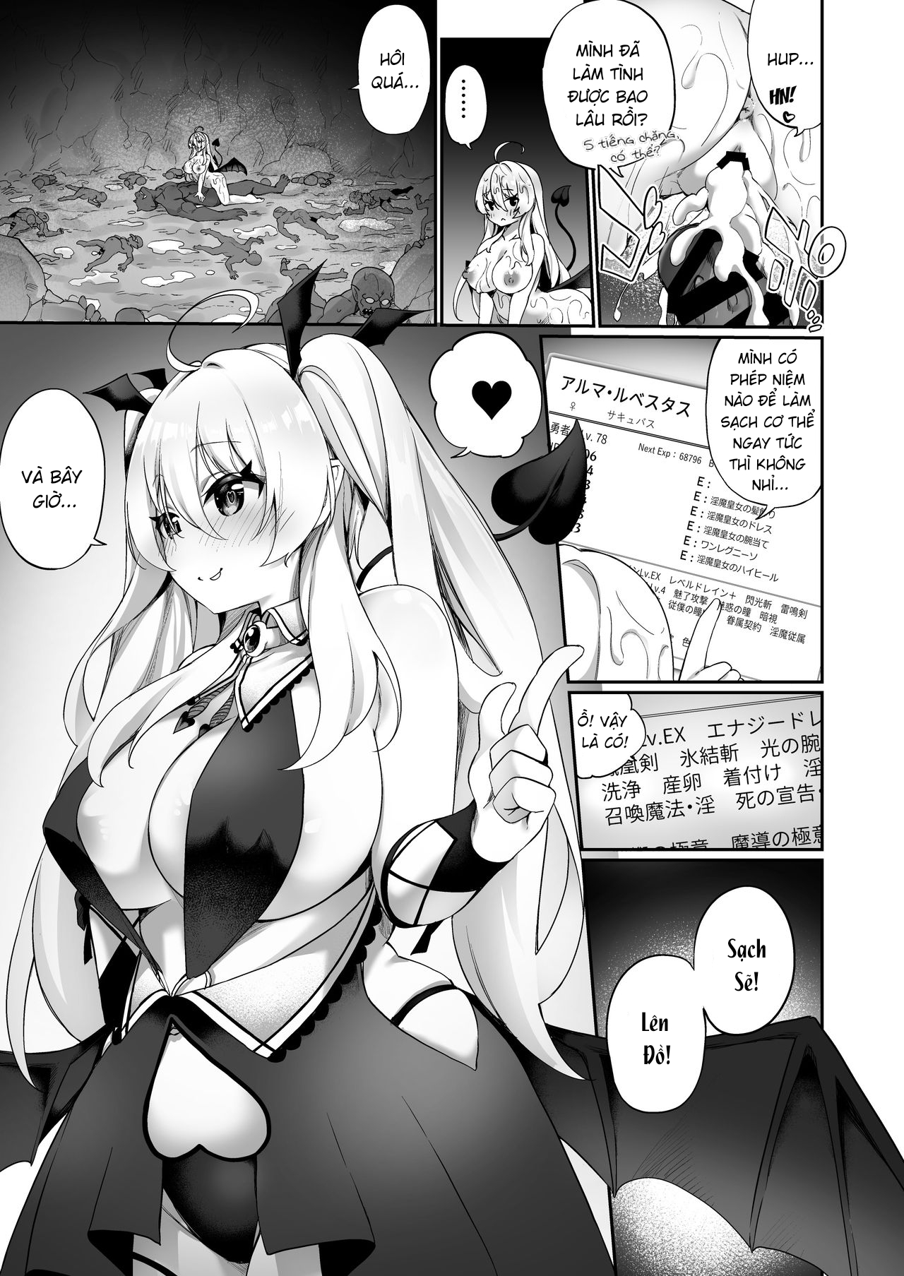 Đọc truyện hentai Câu chuyện về chàng trai dũng cảm đã thua trận trước Ma vương và rồi tận hưởng cuộc sống với tư cách là một succubus - Oneshot