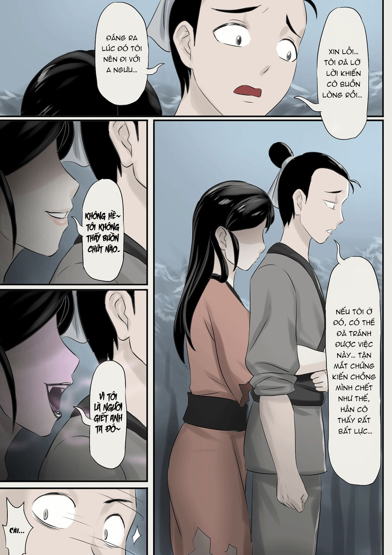 Đọc truyện hentai Ma nữ thức tỉnh - Chap 3 - Goá phụ về làng