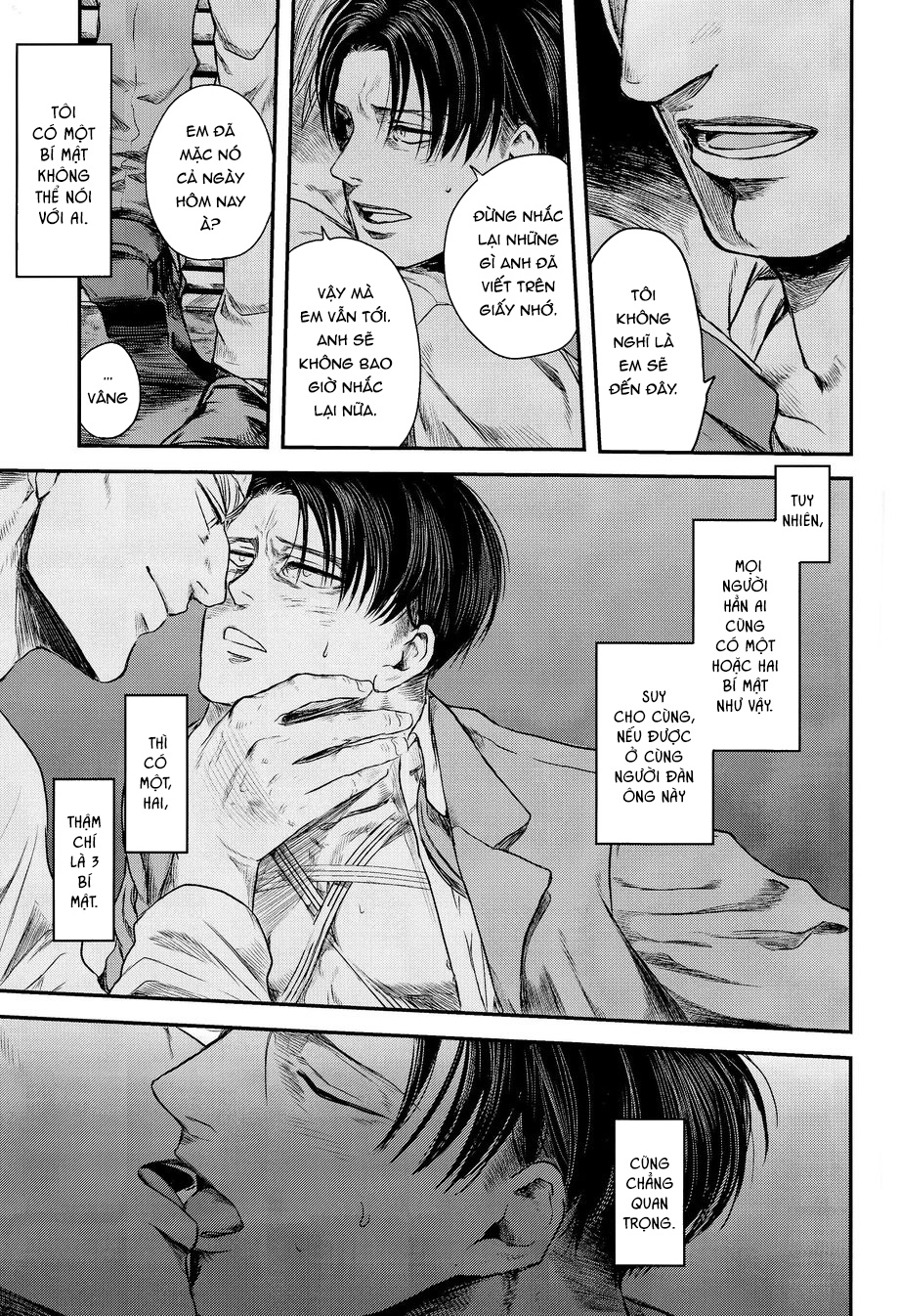 Đọc truyện hentai Bí mật của Levi. - Oneshot