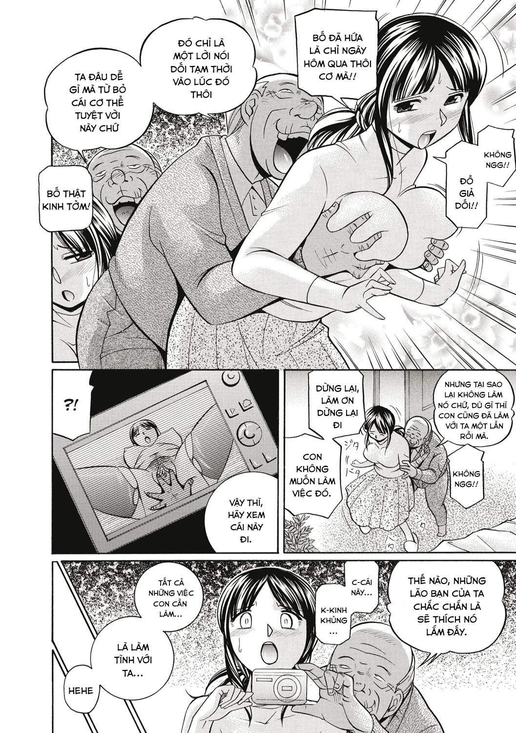 Đọc truyện hentai Yuriko and her Father-in-Law - Chap 2