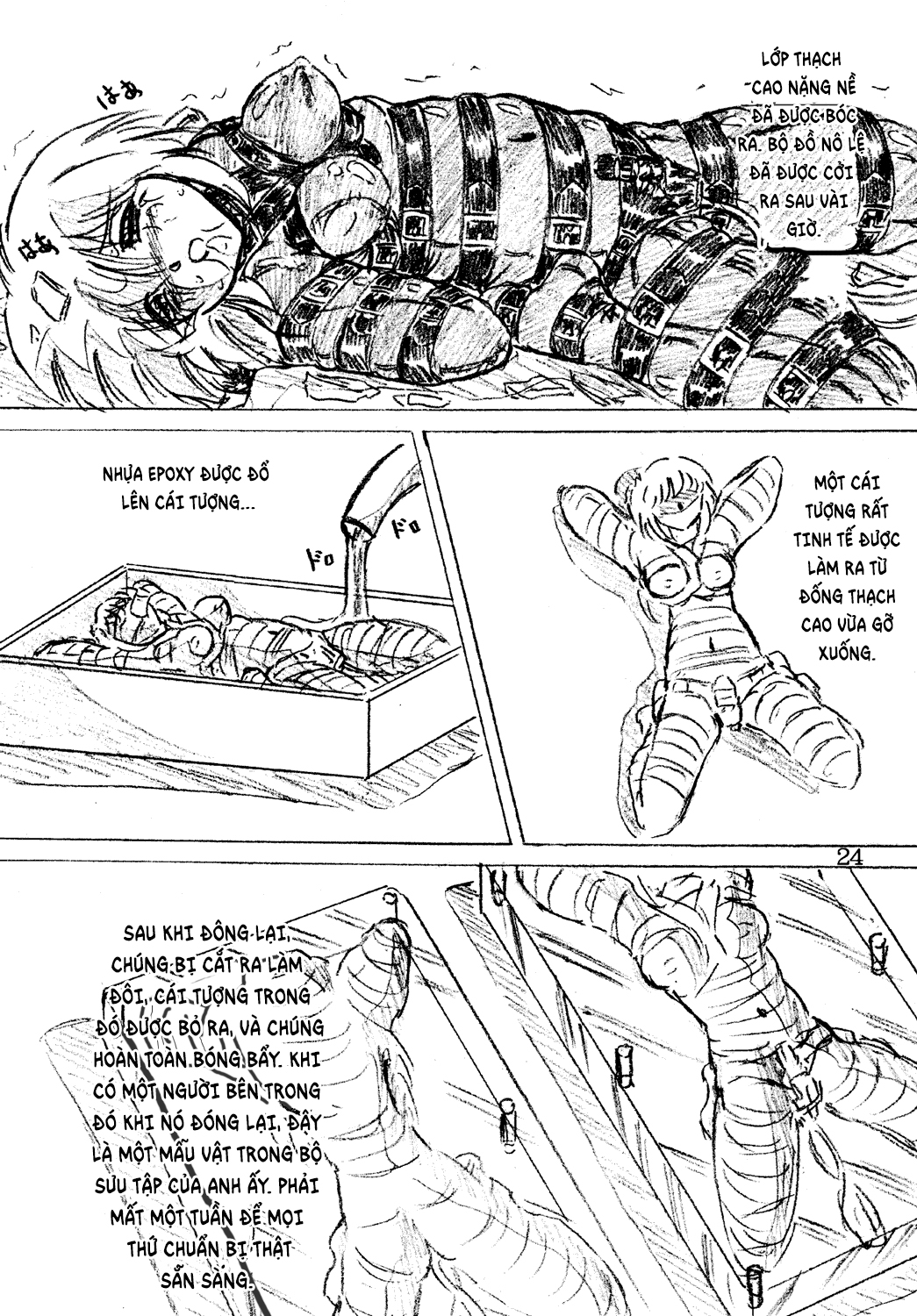 Đọc truyện hentai Jibaku-hime + Osorubeshi Kikai no Pantsu - Oneshot