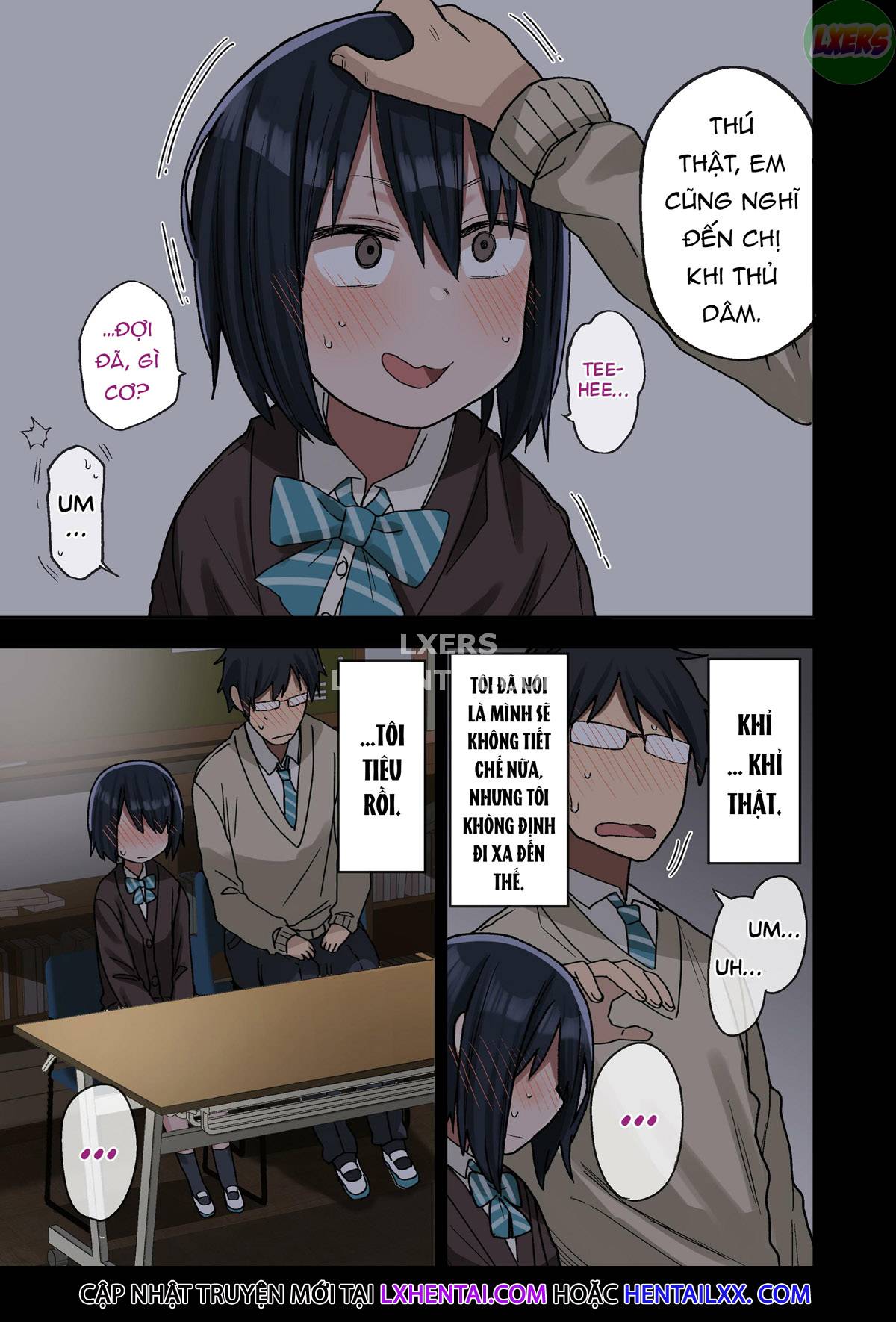 Đọc truyện hentai Vì senpai cho phép nên tôi đã làm chuyện đó với chị ấy - Chap 1 - Full Color