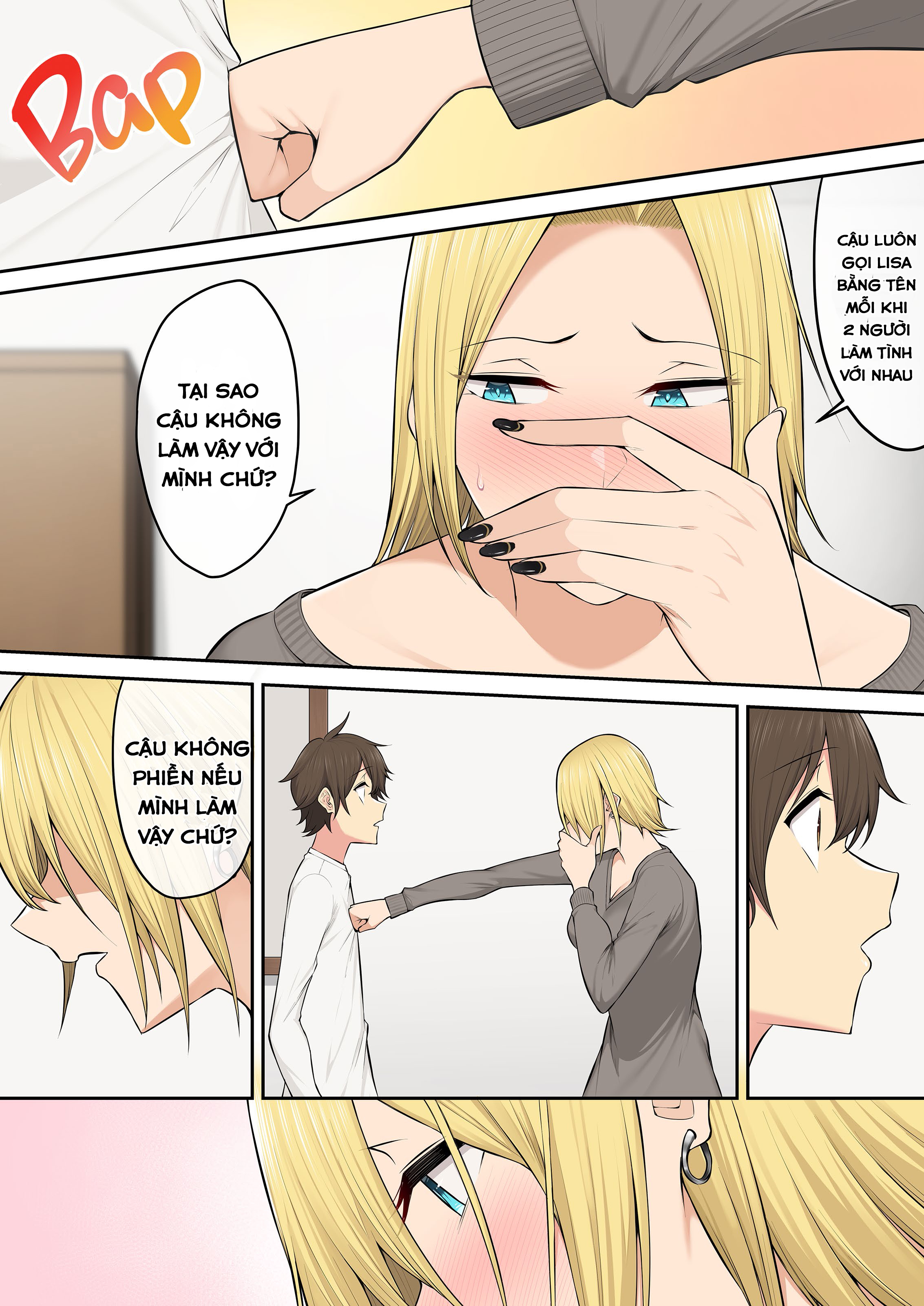 Đọc truyện hentai Imaizumi đưa cả bầy Gyaru về nhà mình - Chap 5