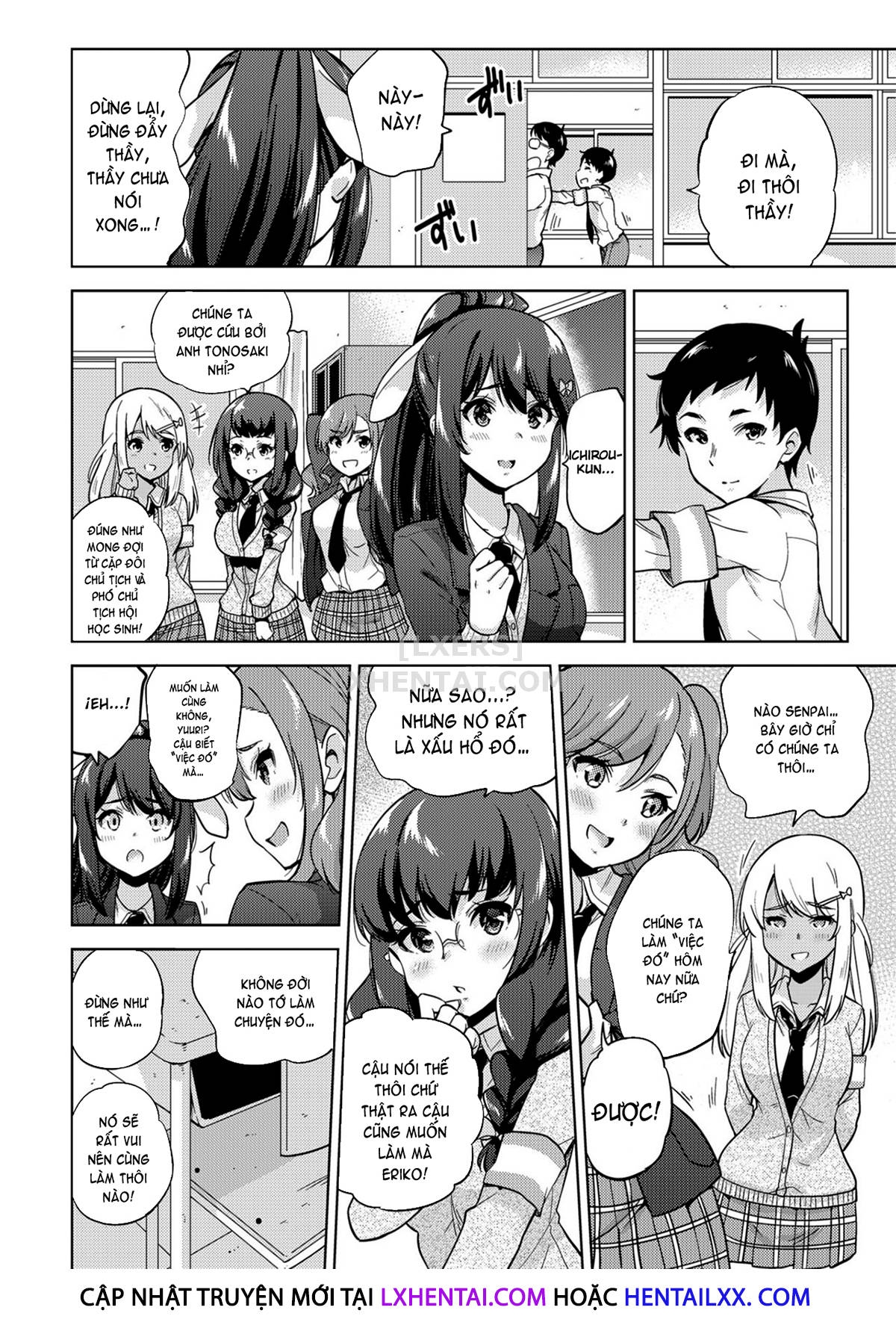 Đọc truyện hentai SNS Seitokai Yakuin Wo Netotte Share Suru Hanashi. Chap 1