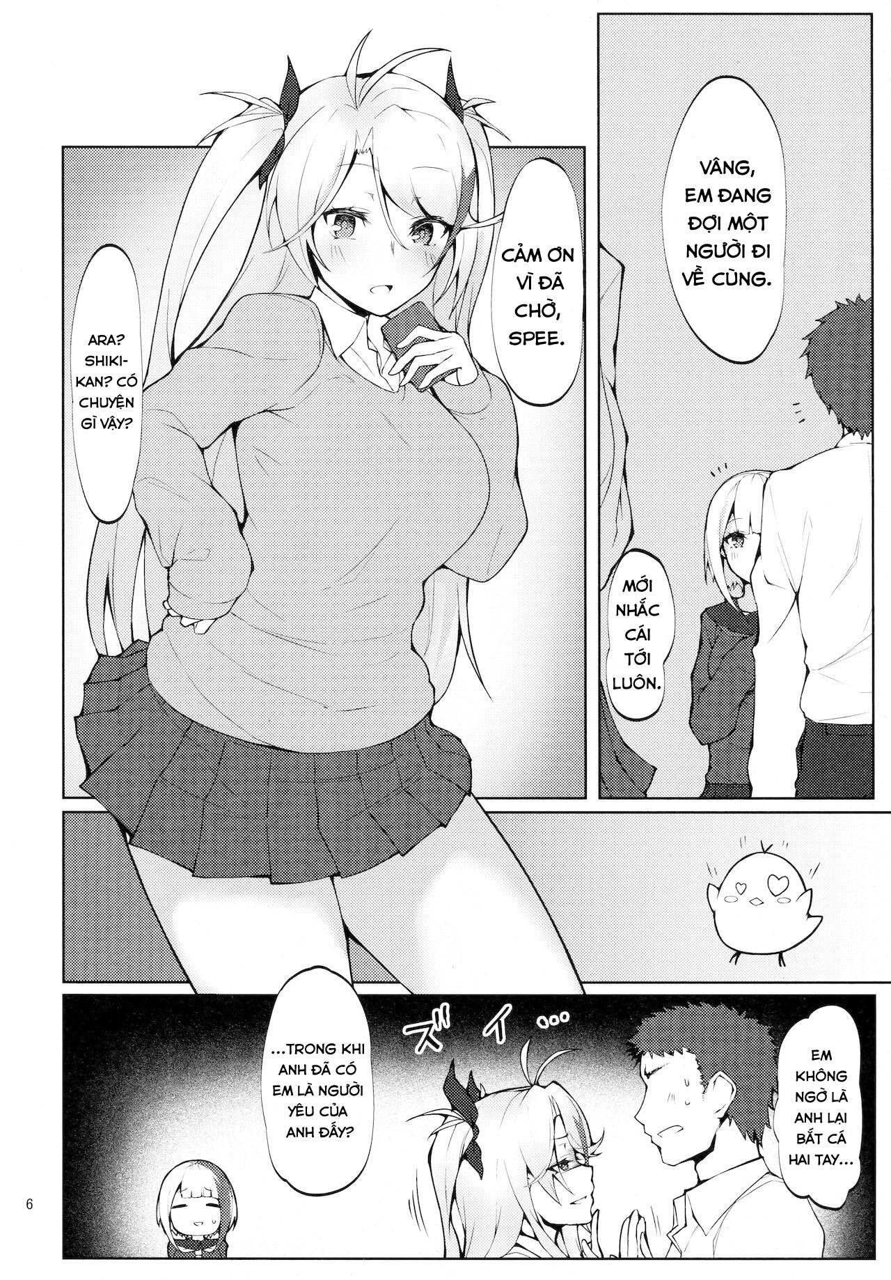 Đọc truyện hentai Anh có thích tàu chị em trong bộ đồng phục không? - Oneshot