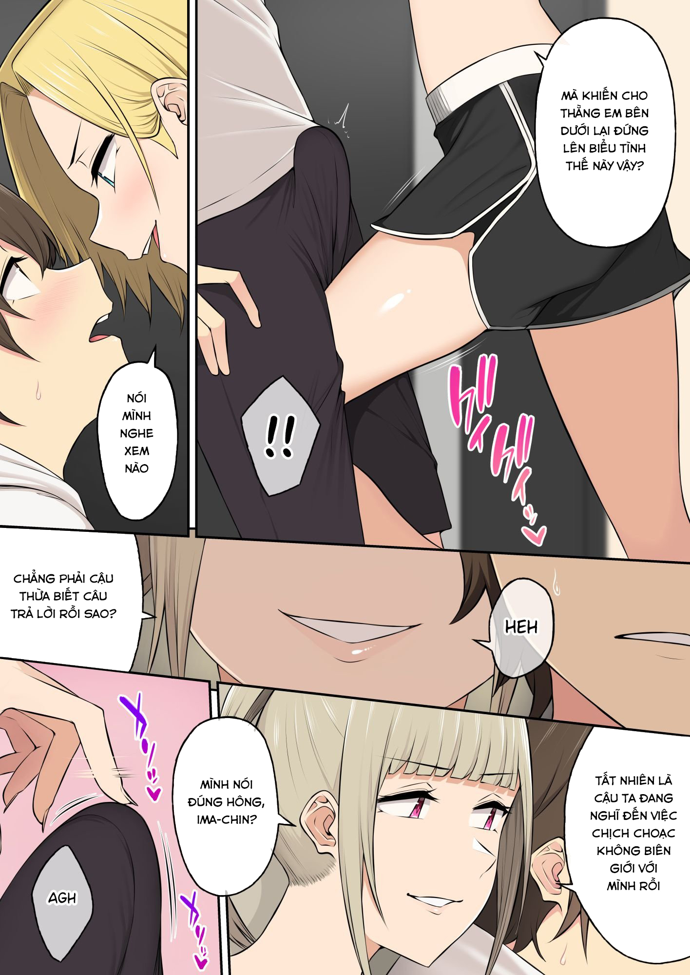 Đọc truyện hentai Imaizumi đưa cả bầy Gyaru về nhà mình - Chap 4.1