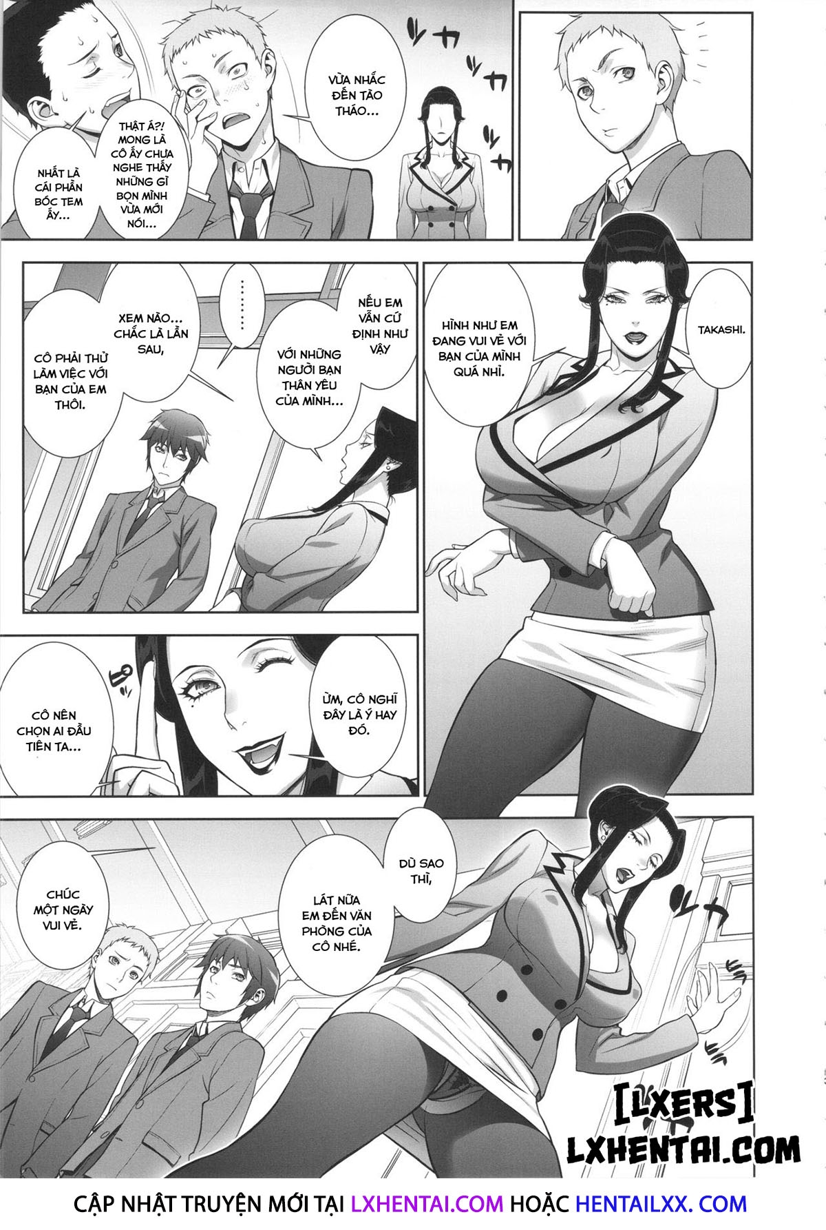 Đọc truyện hentai Etsuraku no Onna Rijichou - Chap 1