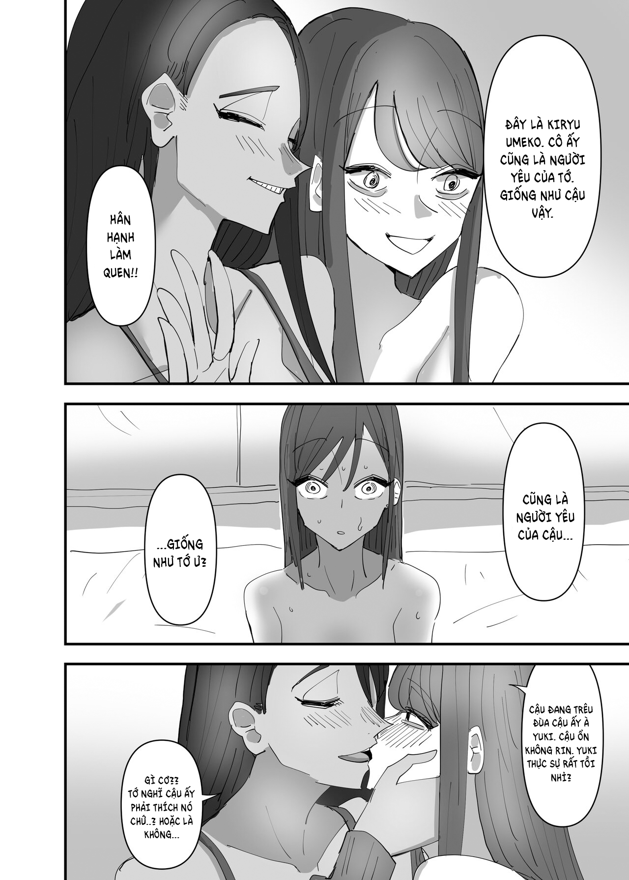 Đọc truyện hentai Chuyện tình của những cô nàng táo bạo - Chap 3