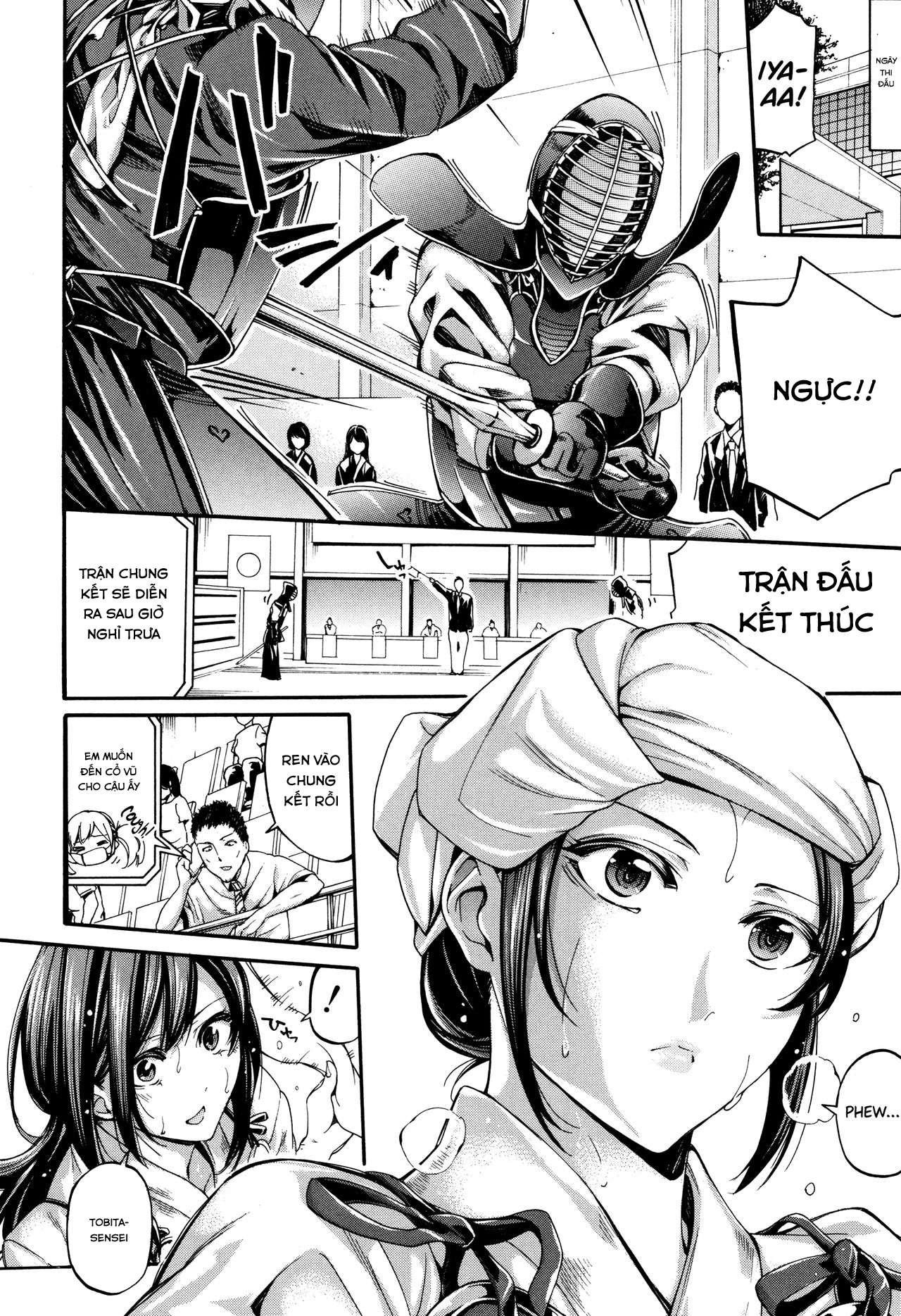 Đọc truyện hentai Bukatsu Shoujo Paradise ~ Asekkaki no Tenshi-tachi - Chap 2
