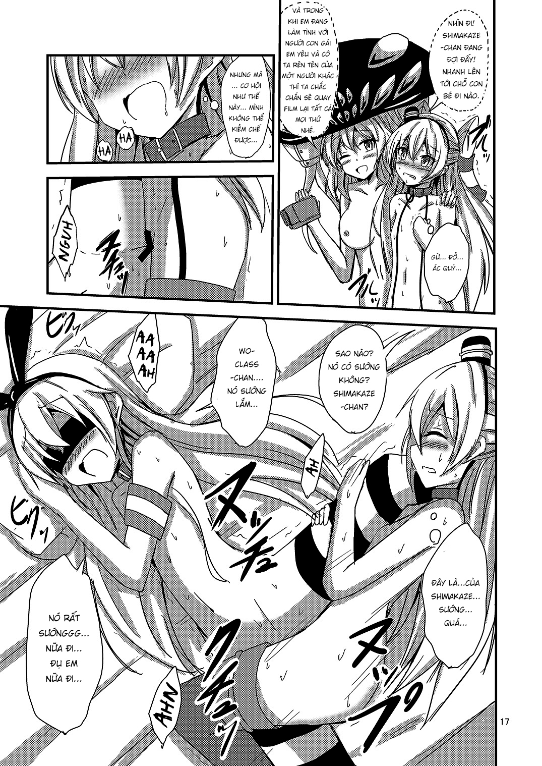 Đọc truyện hentai Kuubo Wo-Kyuu-chan no Amatsukaze Yuri Dorei Choukyou - Oneshot