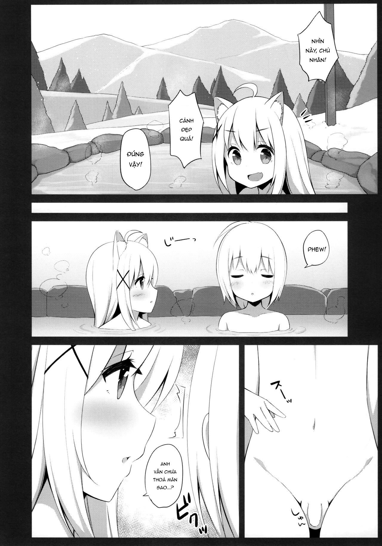 Đọc truyện hentai Kỳ nghỉ đông hư hỏng của chủ nhân và Koneko - Oneshot