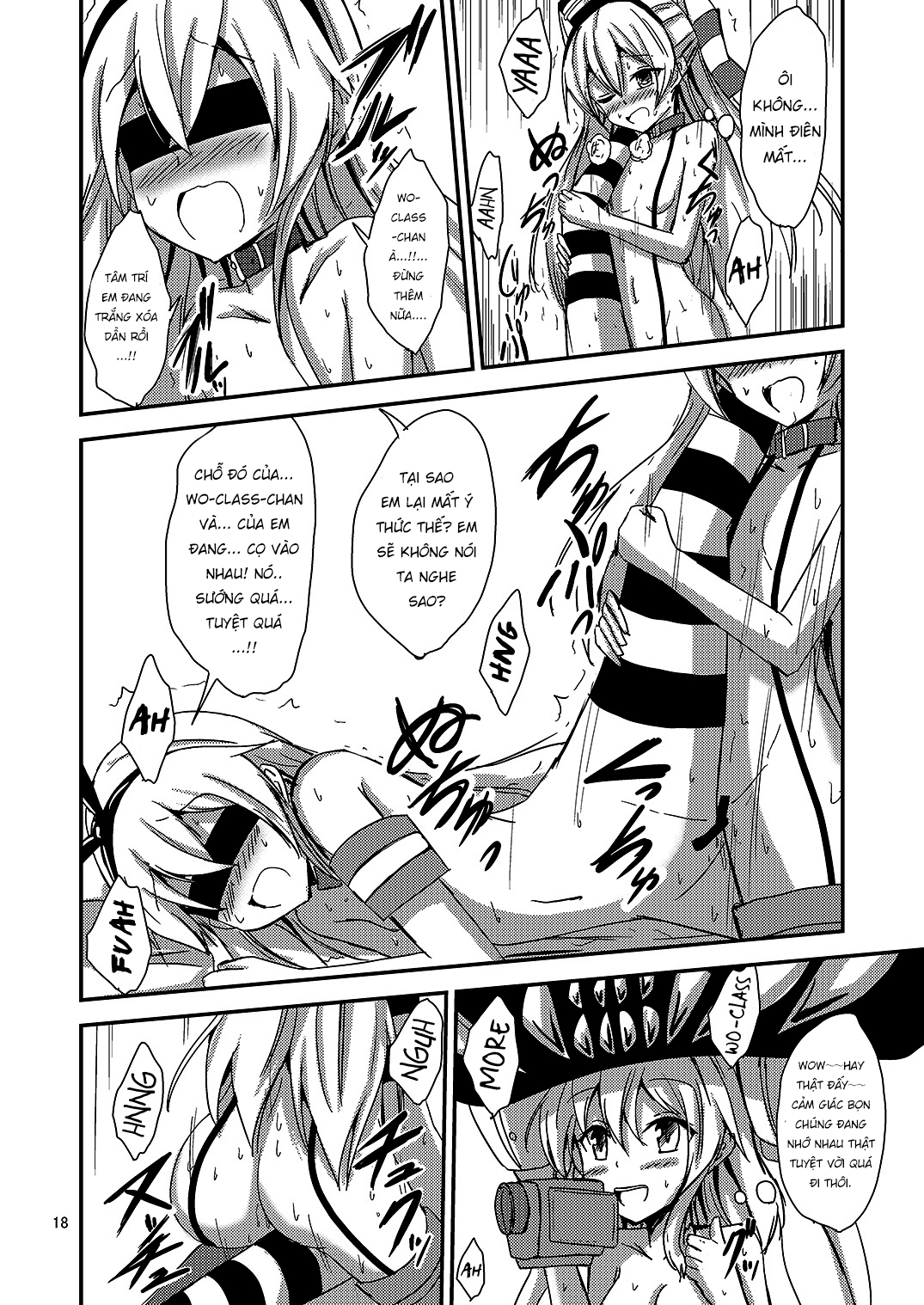 Đọc truyện hentai Kuubo Wo-Kyuu-chan no Amatsukaze Yuri Dorei Choukyou - Oneshot