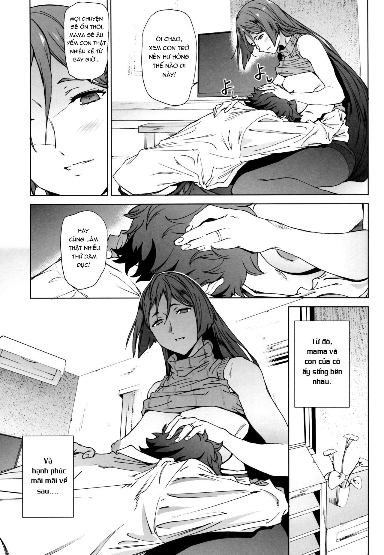 Đọc truyện hentai Raikou Mama ni Okasareru Hon - Oneshot