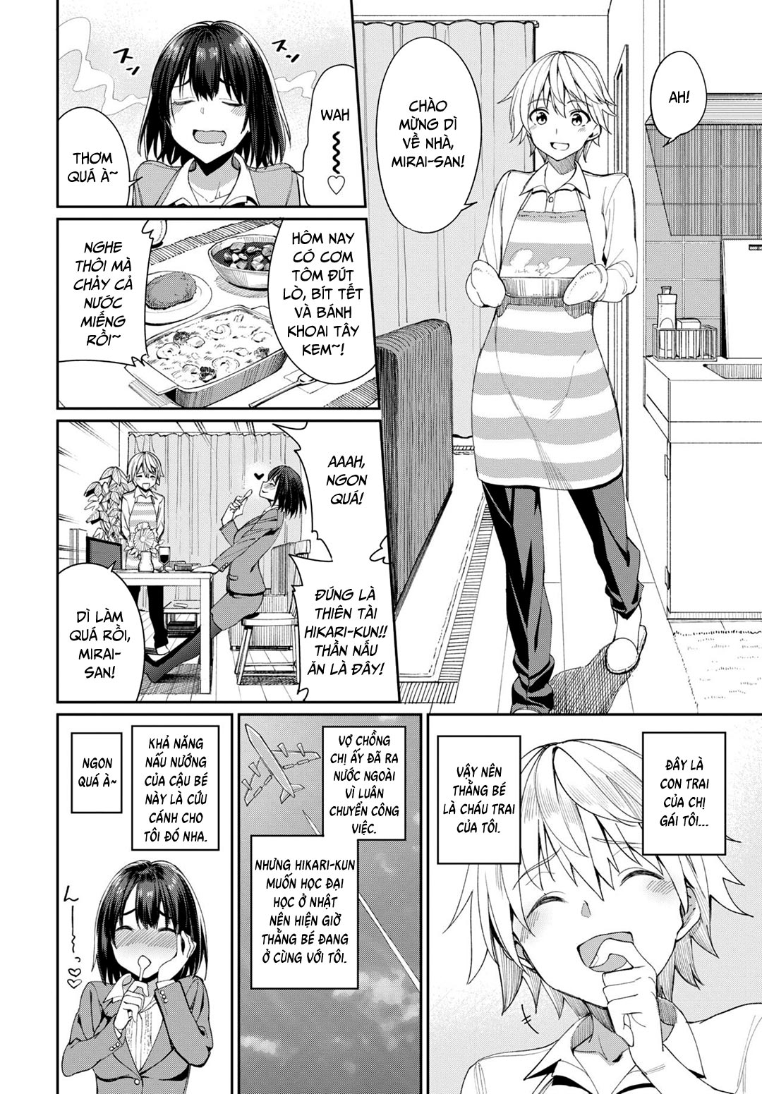 Đọc truyện hentai Dì cháu chung nhà - Oneshot - Có che