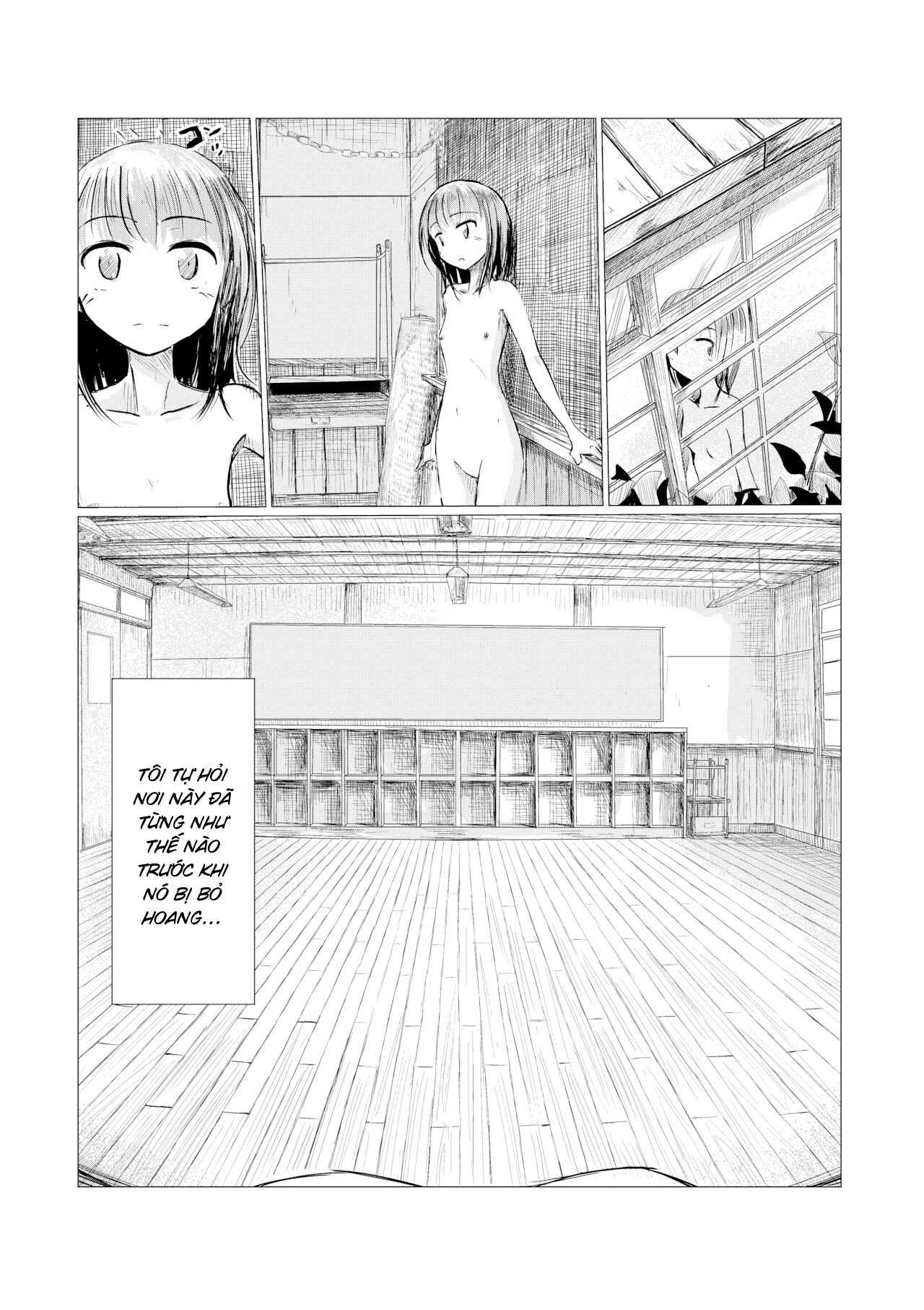 Đọc truyện hentai Cô gái và ngôi trường bị bỏ hoang - Chap 1