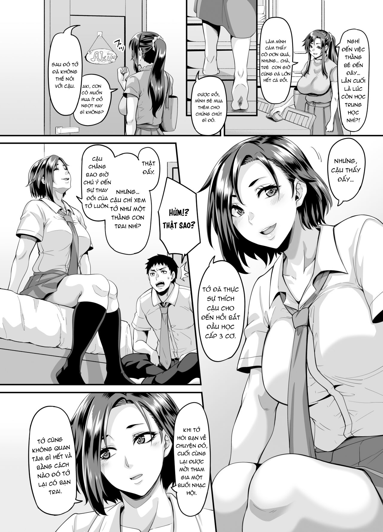 Đọc truyện hentai Sự giúp đỡ đến từ người mẹ dâm dục!!! - Oneshot_Part_1