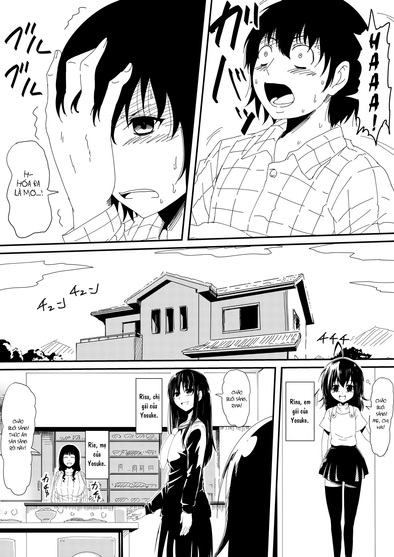 Đọc truyện hentai Thiếu niên và con cặc thần thánh mê hoặc chị em - Chap 1