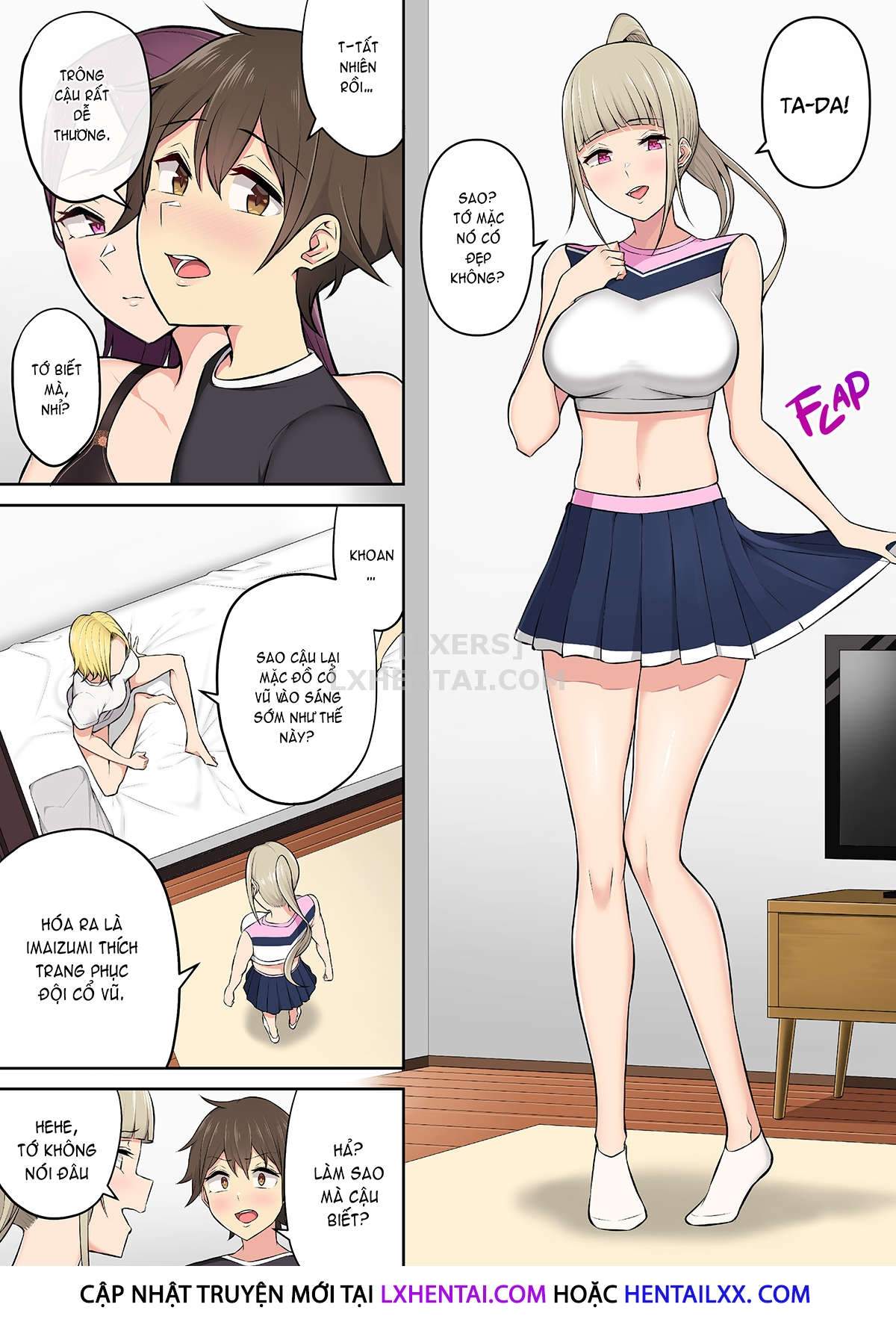 Đọc truyện hentai Imaizumi đưa cả bầy Gyaru về nhà mình - Chap 3