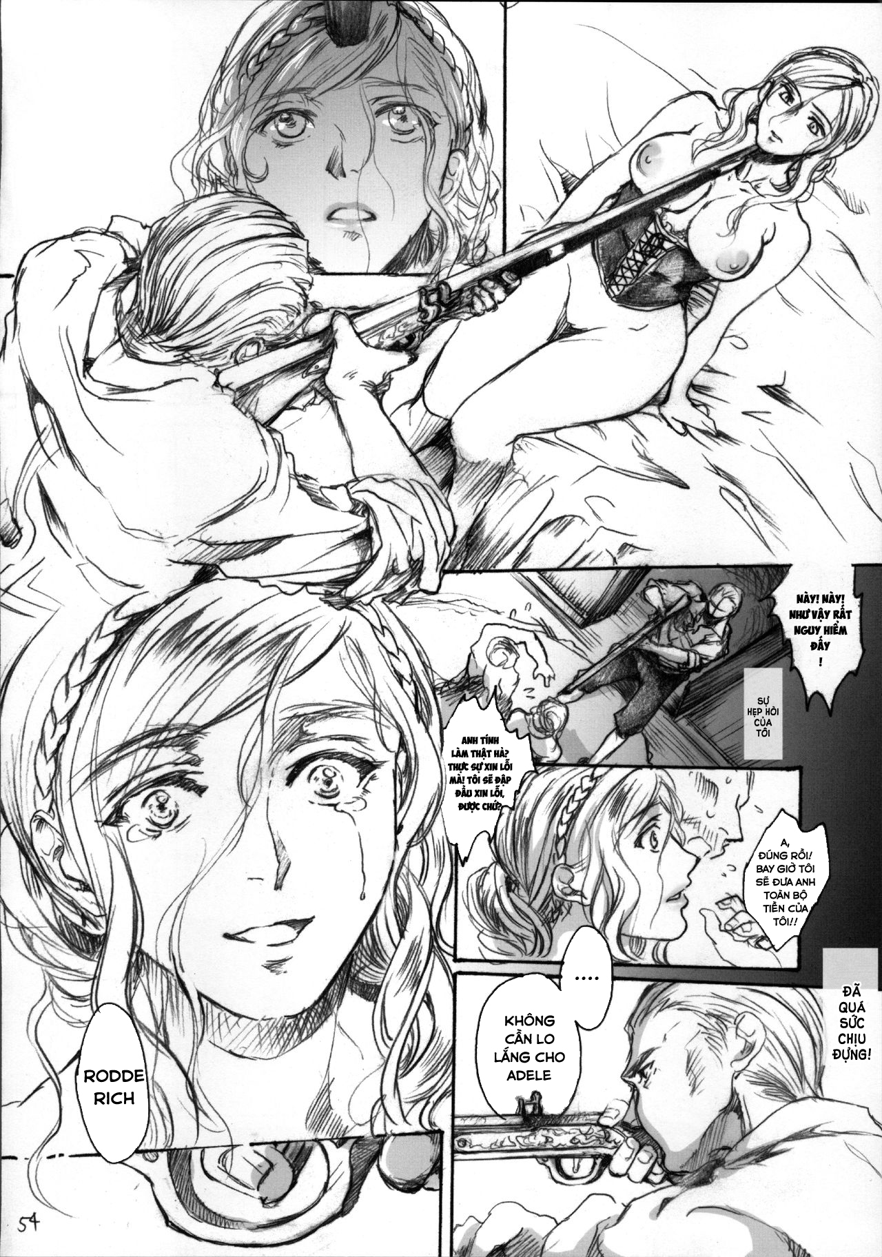 Đọc truyện hentai Daraku to Ryoushin - Chap 3