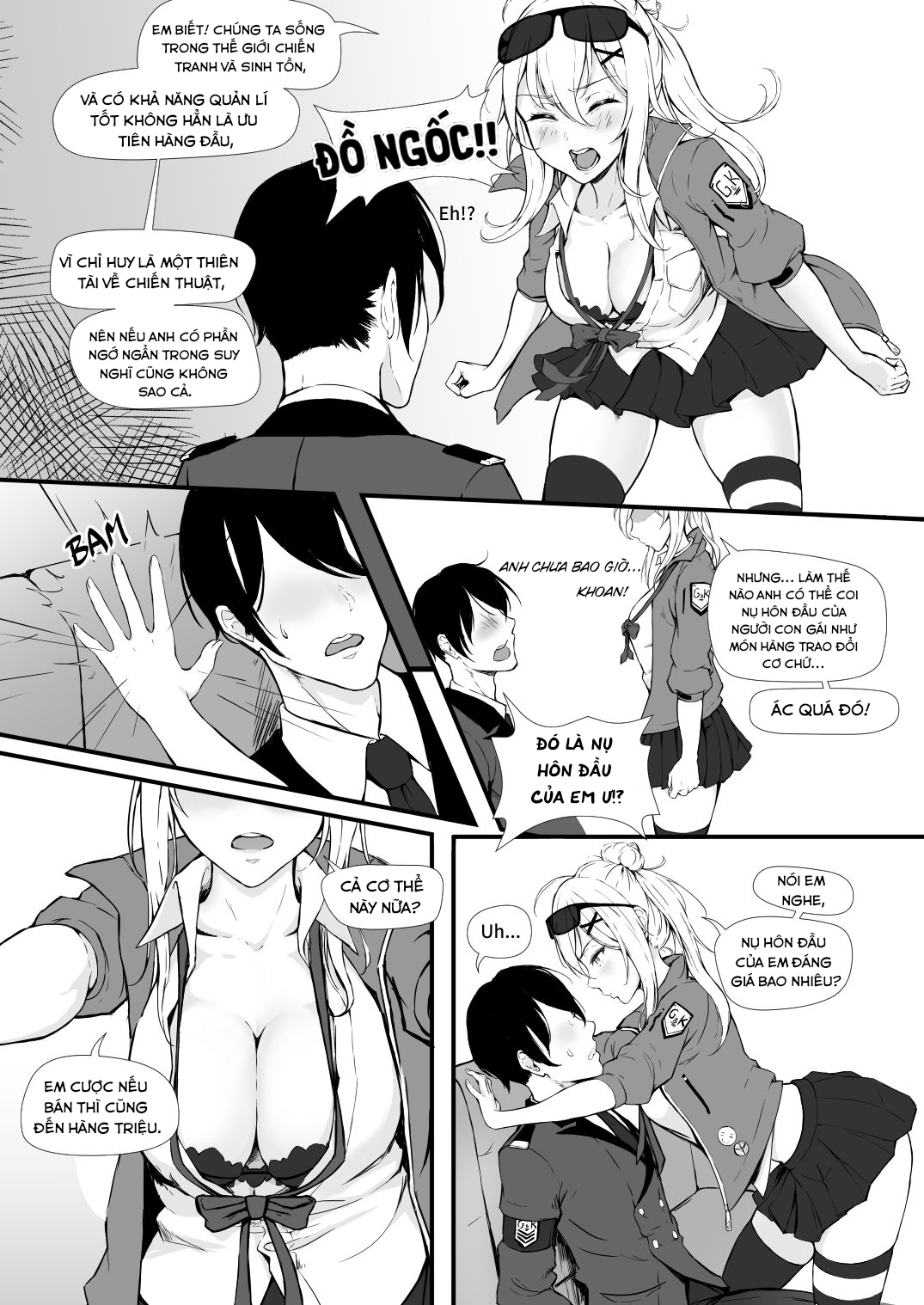 Đọc truyện hentai Một nụ hôn đáng giá bao nhiêu kim cương? - Oneshot
