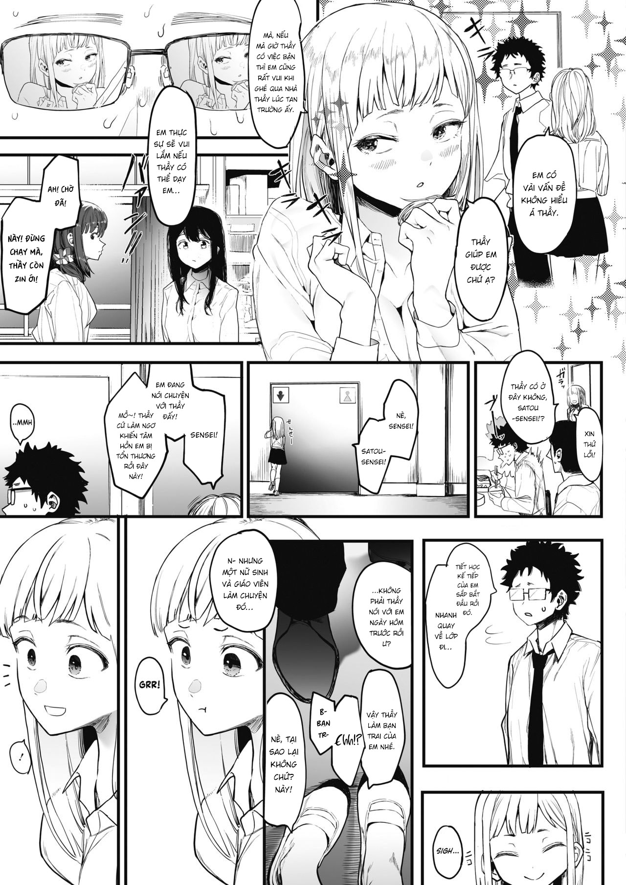 Đọc truyện hentai Nhờ Eightman-sensei mà tôi kiếm được bạn gái! - Chap 1