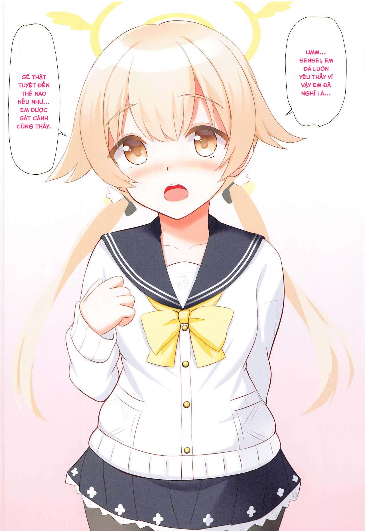 Đọc truyện hentai Địt nhau sau khi tỏ tình (Blue Archive) - Oneshot