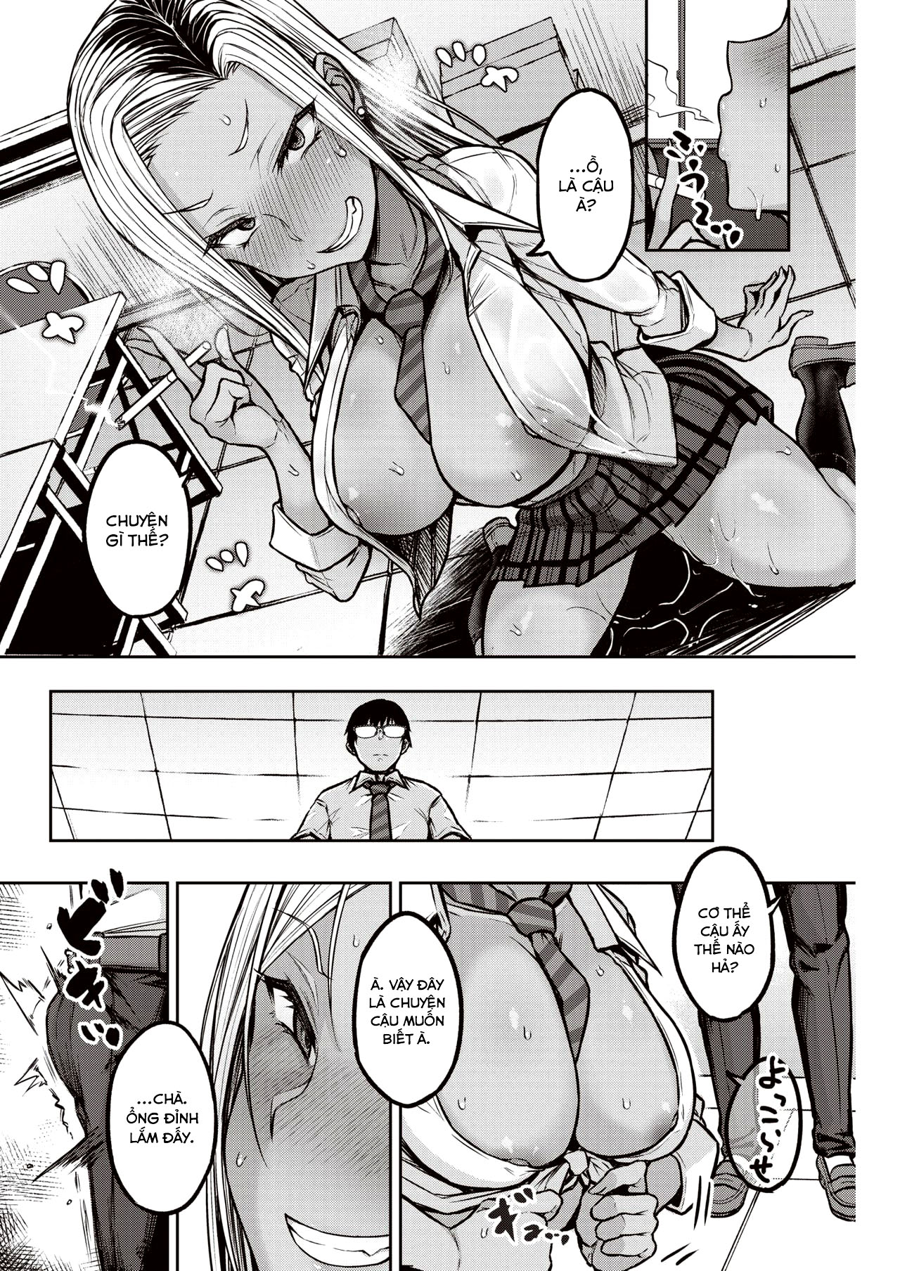 Đọc truyện hentai Kuroi-san wa Chou Kashikoi - Oneshot
